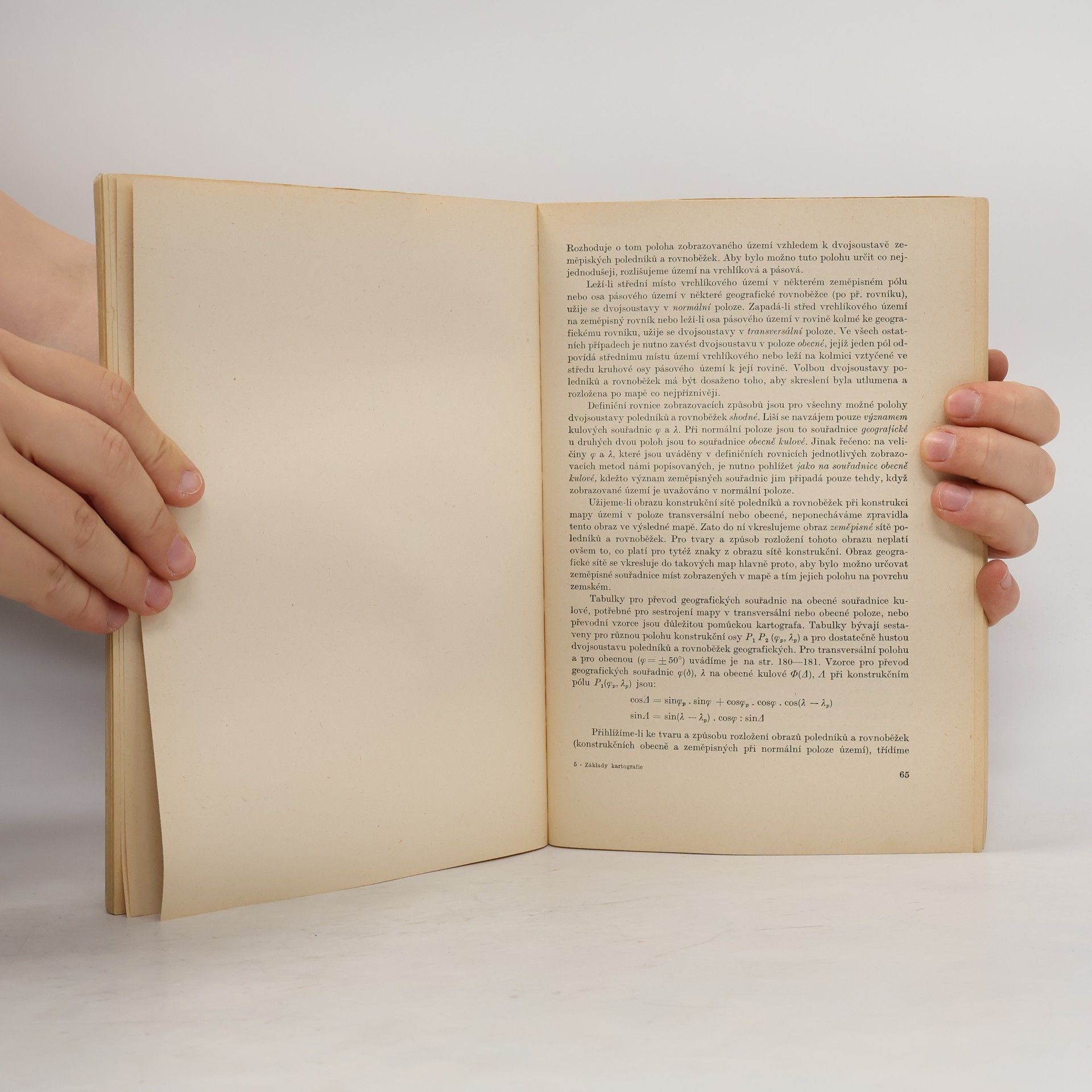 Karel Kuchař Základy kartografie