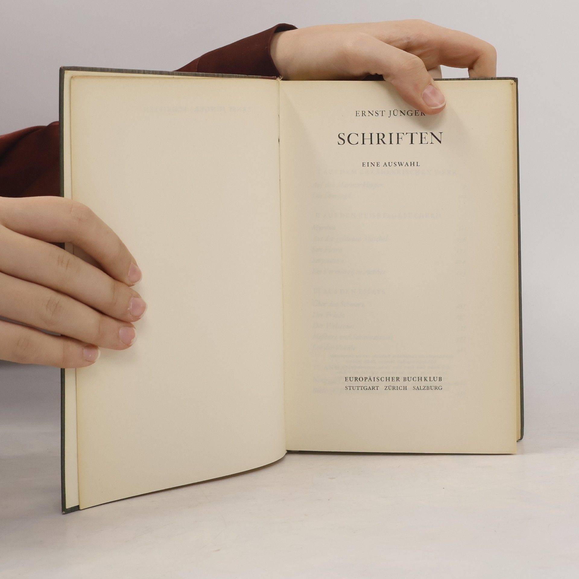 Ernst Jünger Schriften