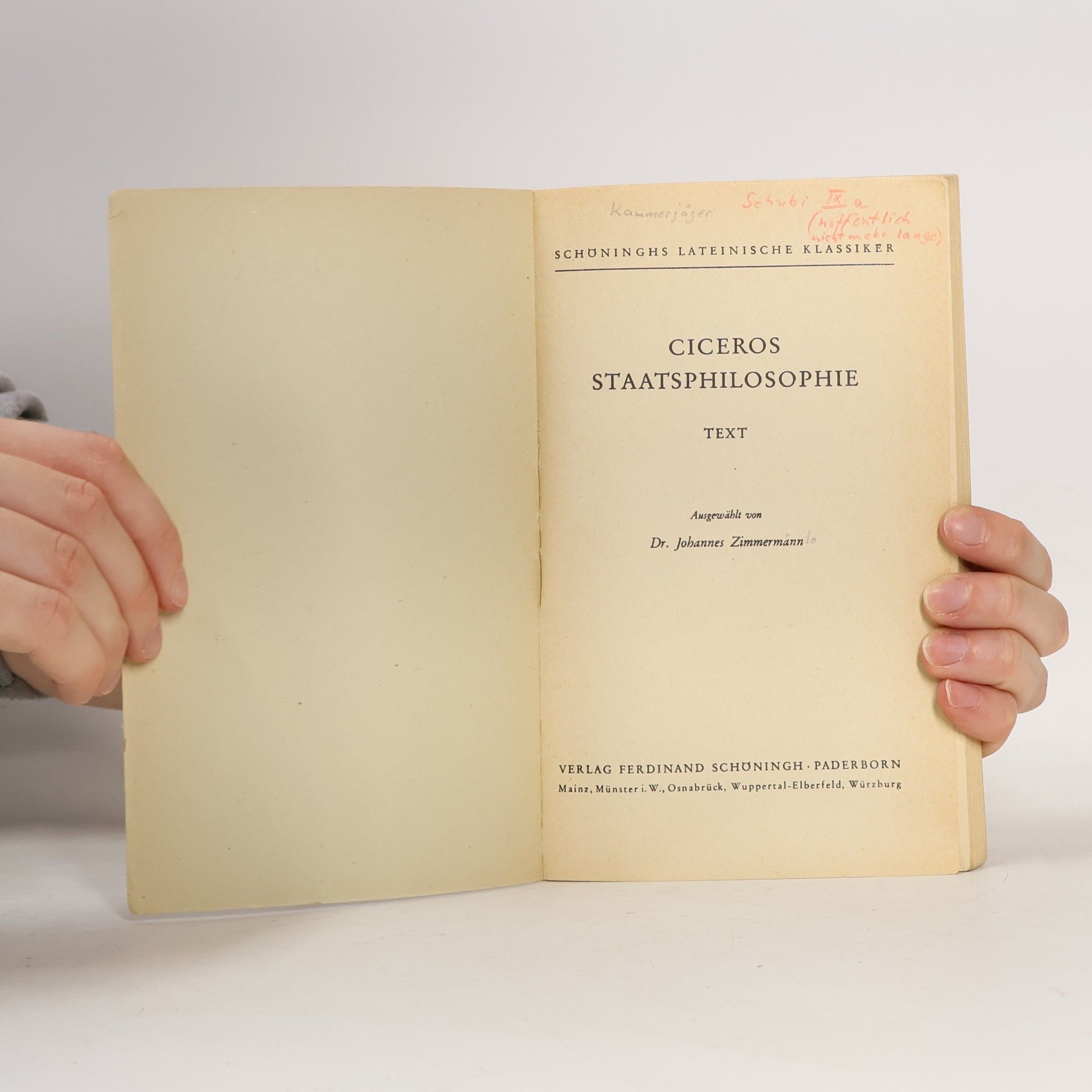 Kolektiv autorů Ciceros Staatsphilosophie