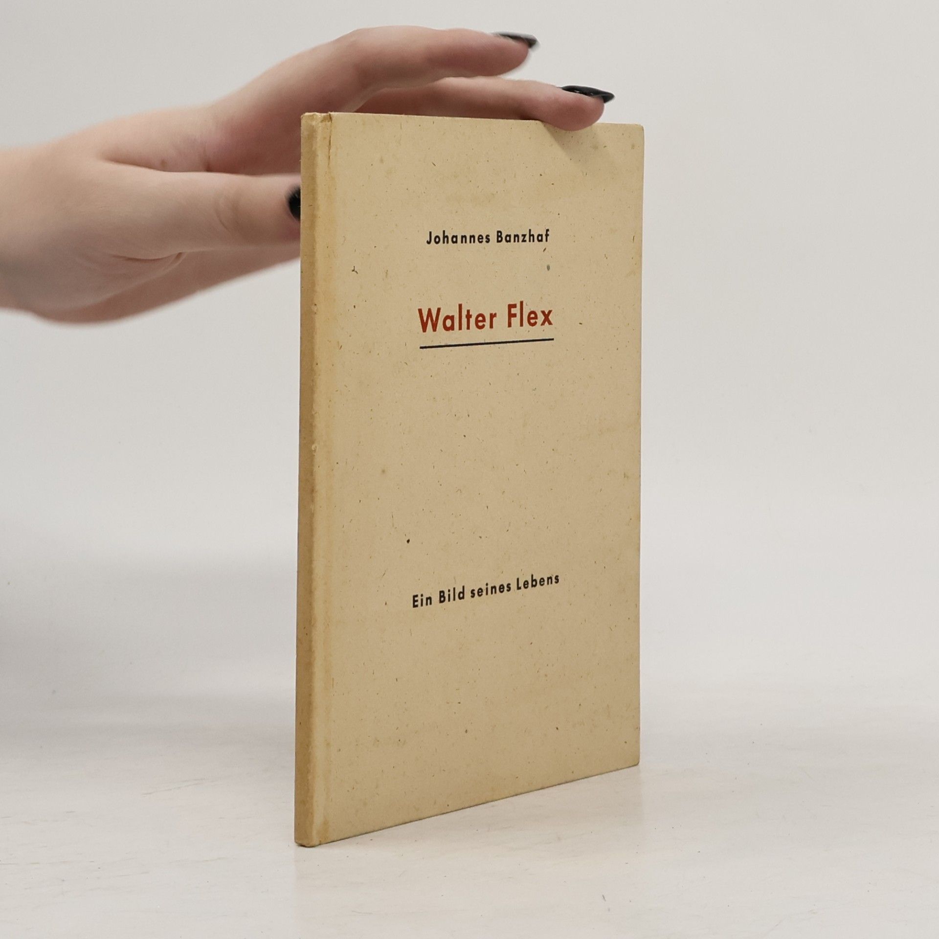 Johannes Banzhaf Walter Flex. Ein Bild seines Lebens