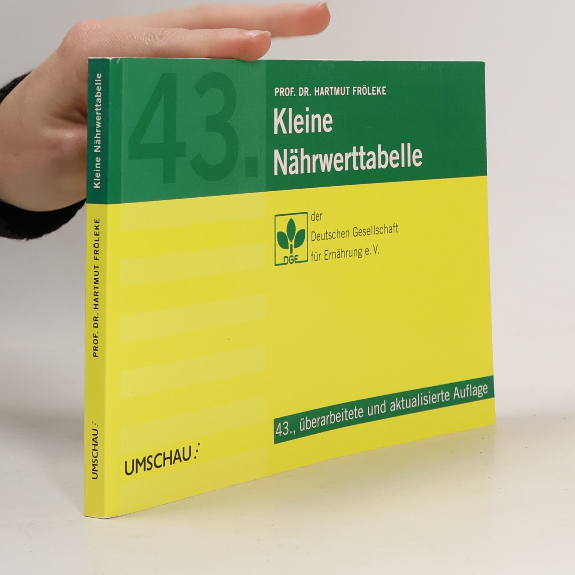 Kleine Nährwert-Tabelle der Deutschen Gesellschaft für Ernährung e.V.