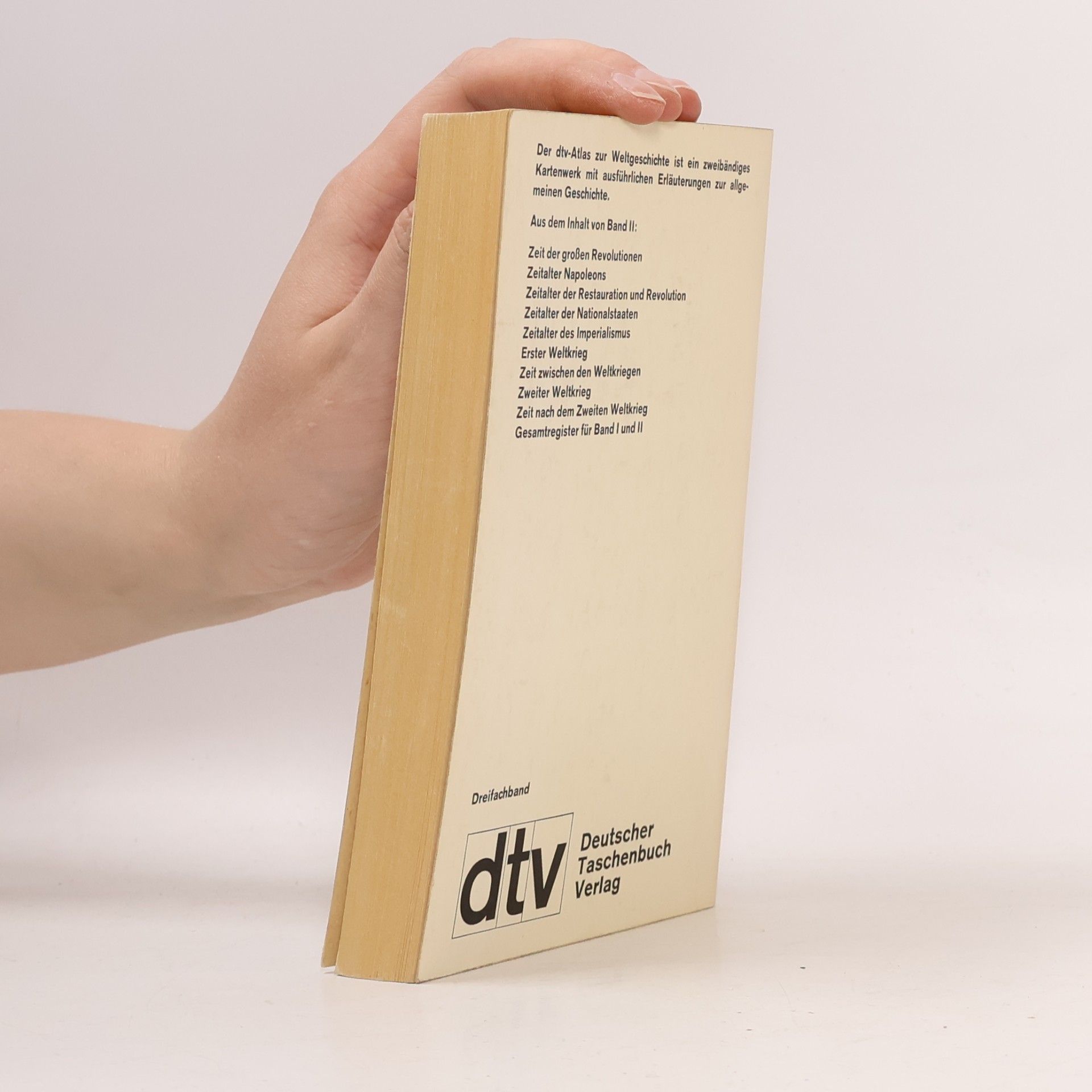 Hermann Kinder dtv-Atlas zur Weltgeschichte 2. Karten und chronologischer Abriss