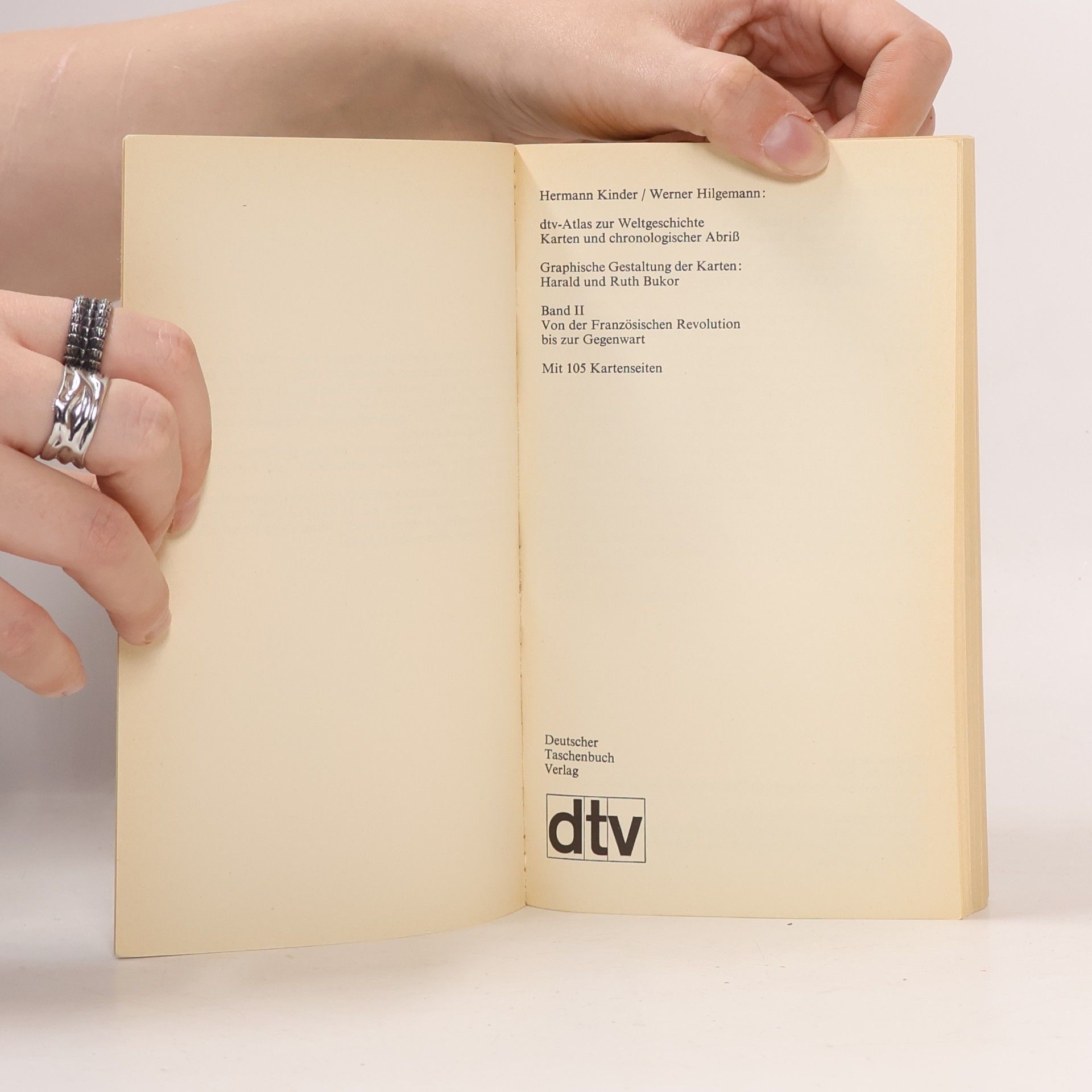 Hermann Kinder dtv-Atlas zur Weltgeschichte 2. Karten und chronologischer Abriss
