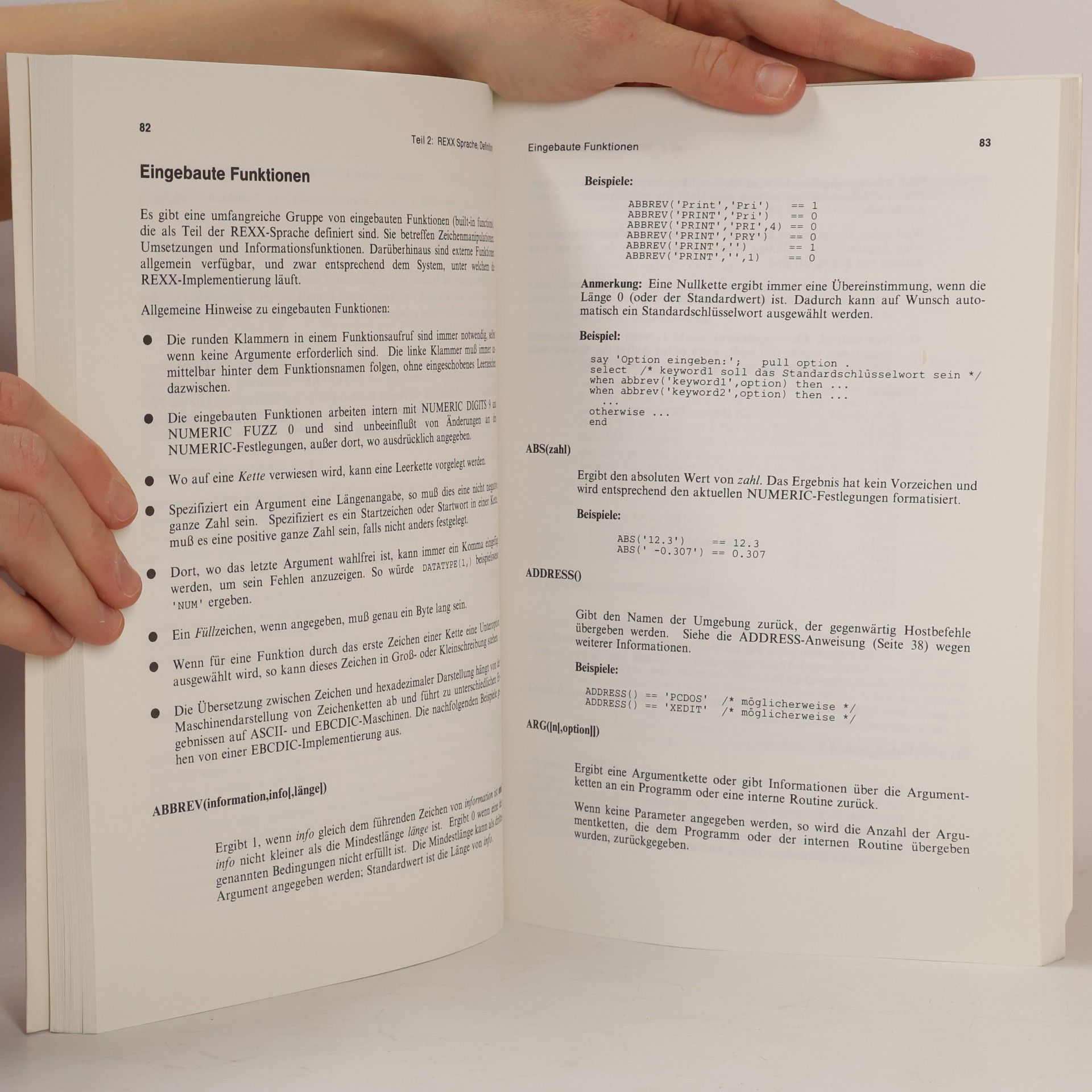 Die Programmiersprache REXX