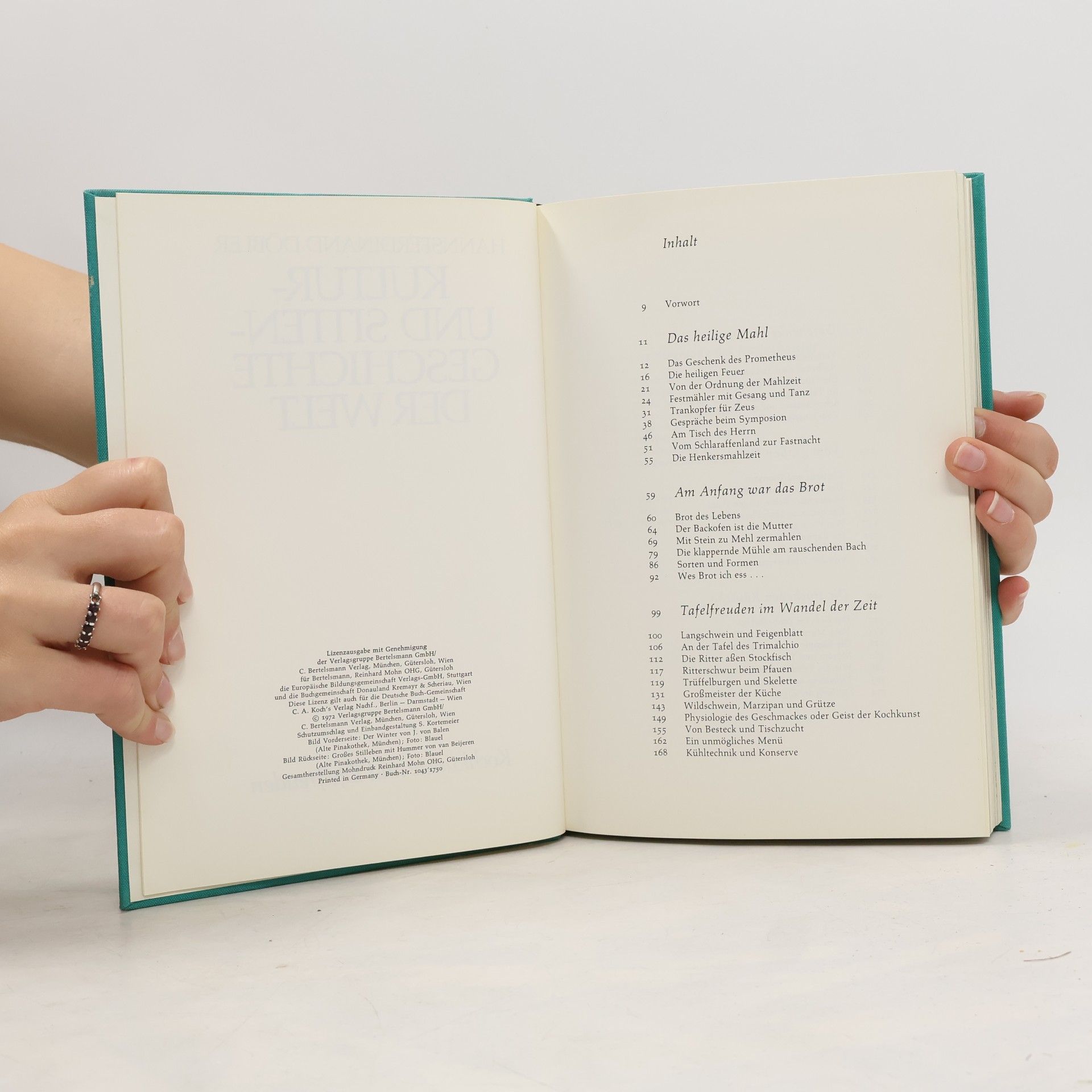 Hannsferdinand Döbler Kultur und Sittengeschichte der Welt. Kochkünste und Tafelfreuden