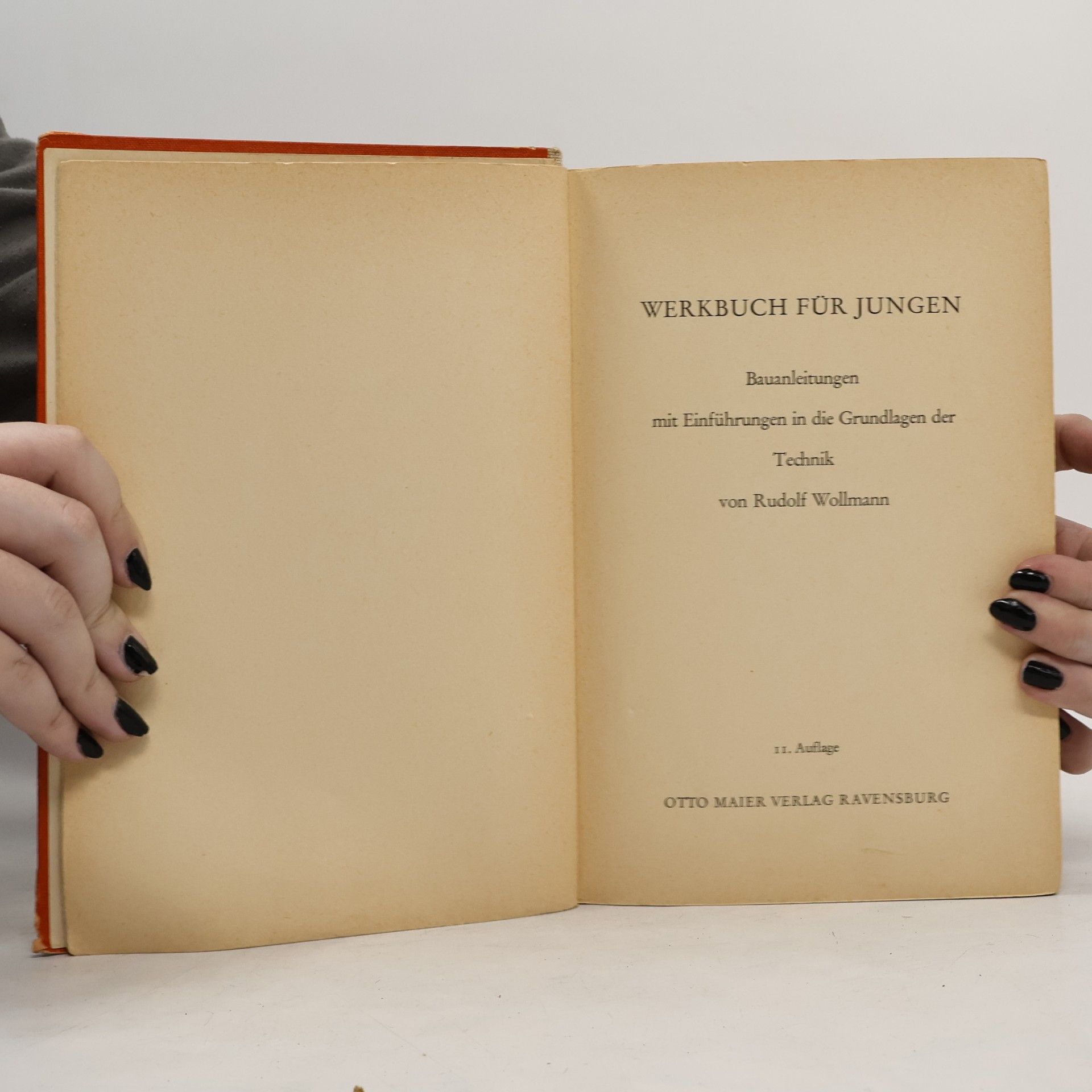 Rudolf Wollmann Werkbuch für Jungen