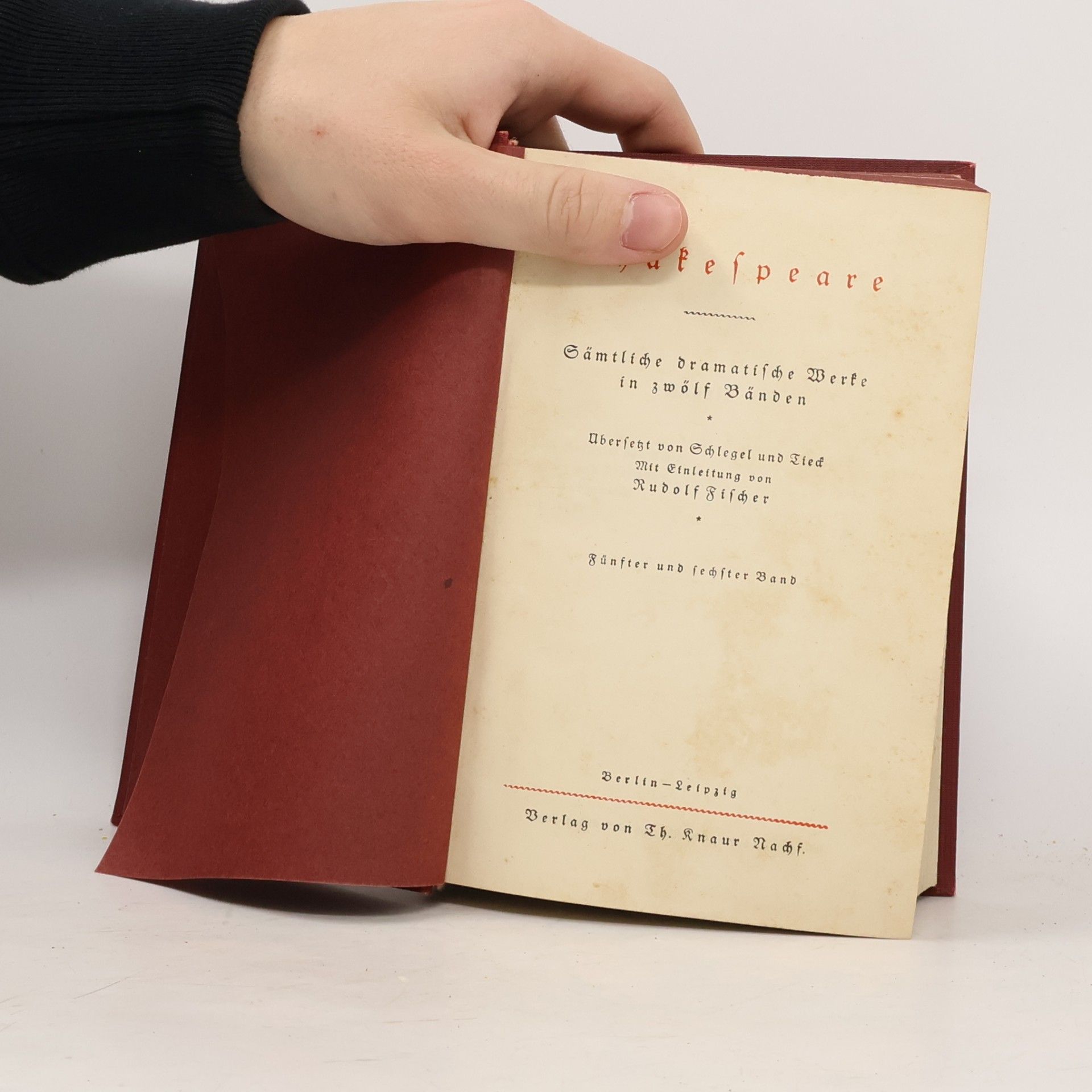 Rudolf Fischer-Wollpert Shakespeares Werke 5-8