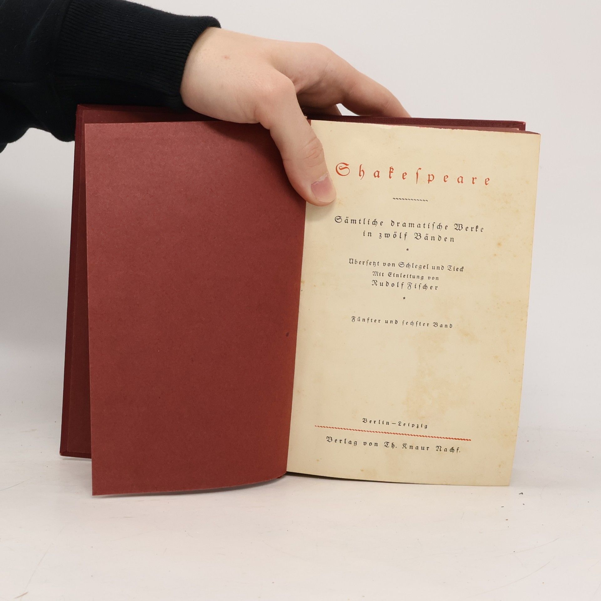 Rudolf Fischer-Wollpert Shakespeares Werke 5-8