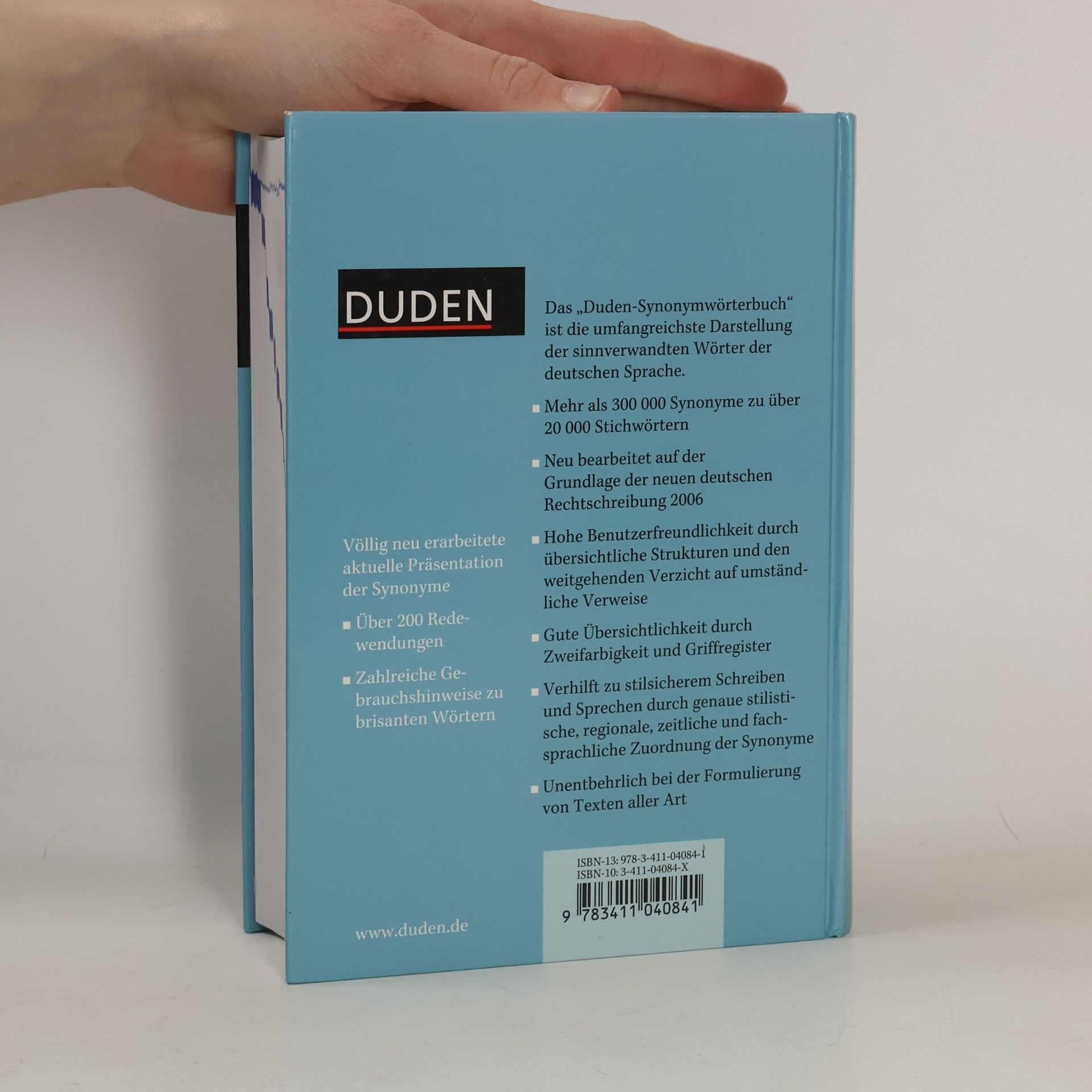 Christine Beil Duden. Band 8, Das Synonymwörterbuch