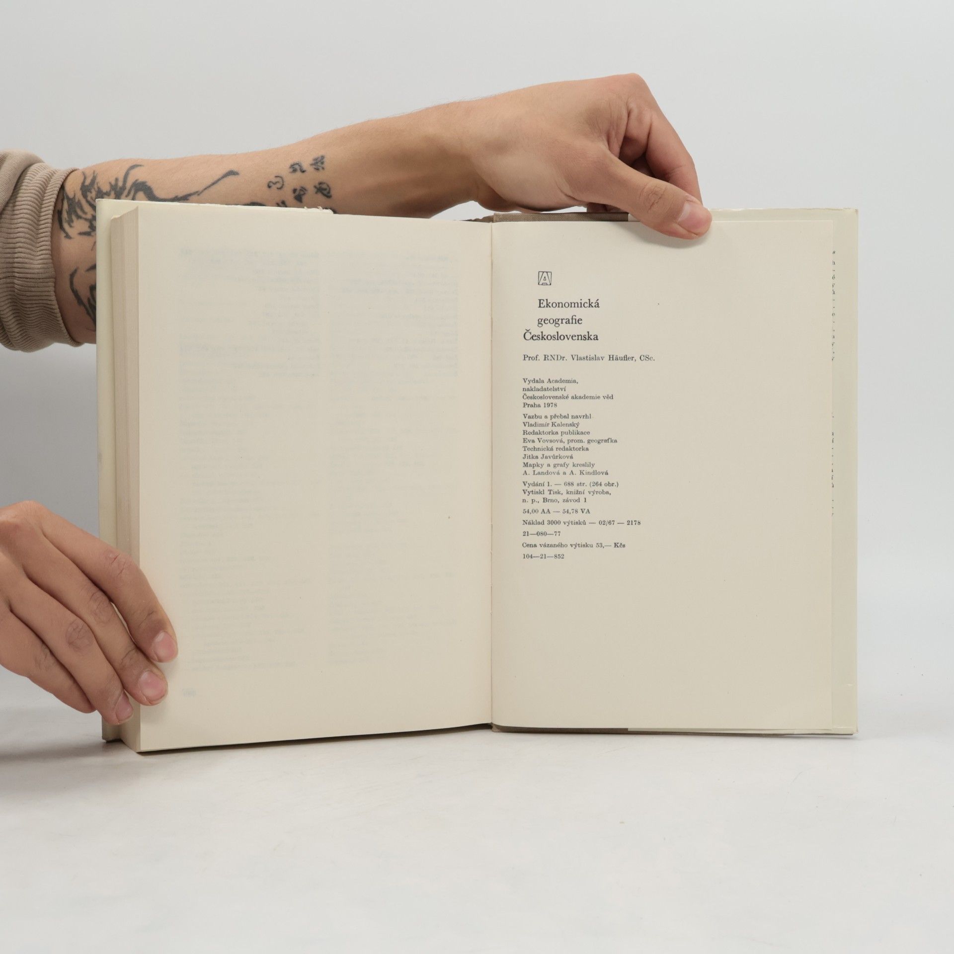Vlastislav Häufler Ekonomická geografie Československa