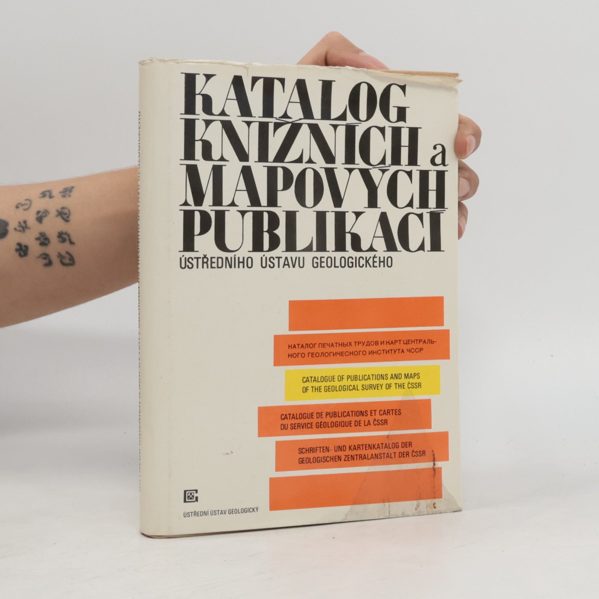 Kolektiv autorů Katalog knižních a mapových publikací Ústředního ústavu geologického