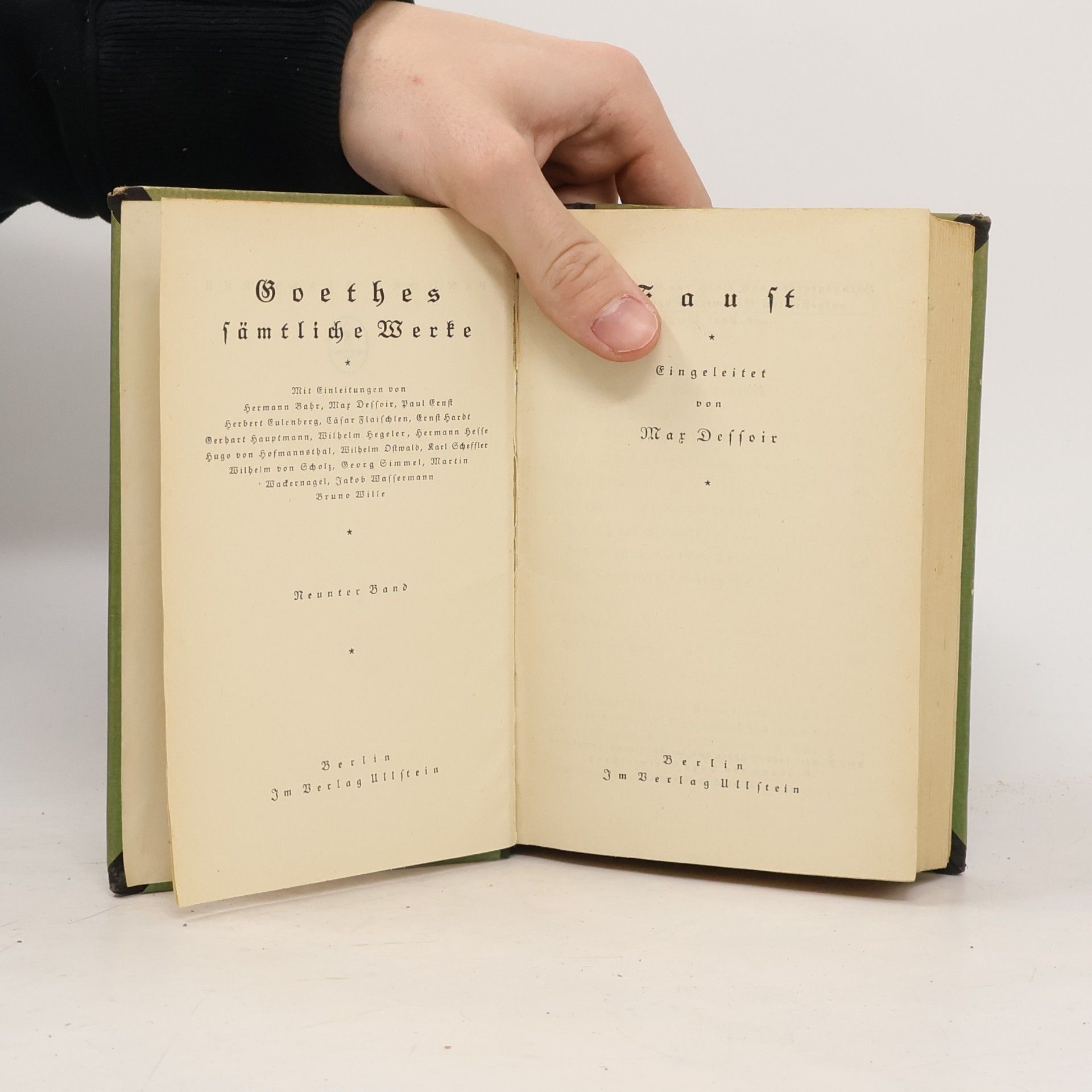 Goethe Goethes sämtliche Werke. Band 9