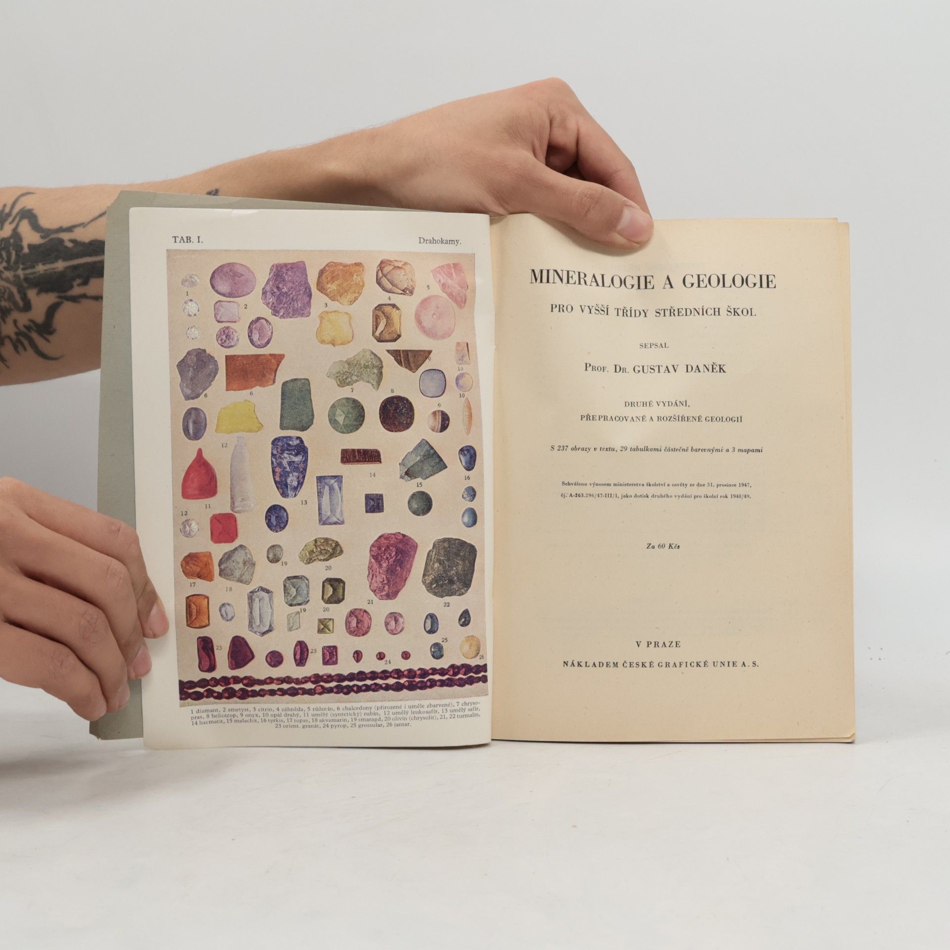 Gustav Daněk Mineralogie a geologie pro vyšší třídy středních škol
