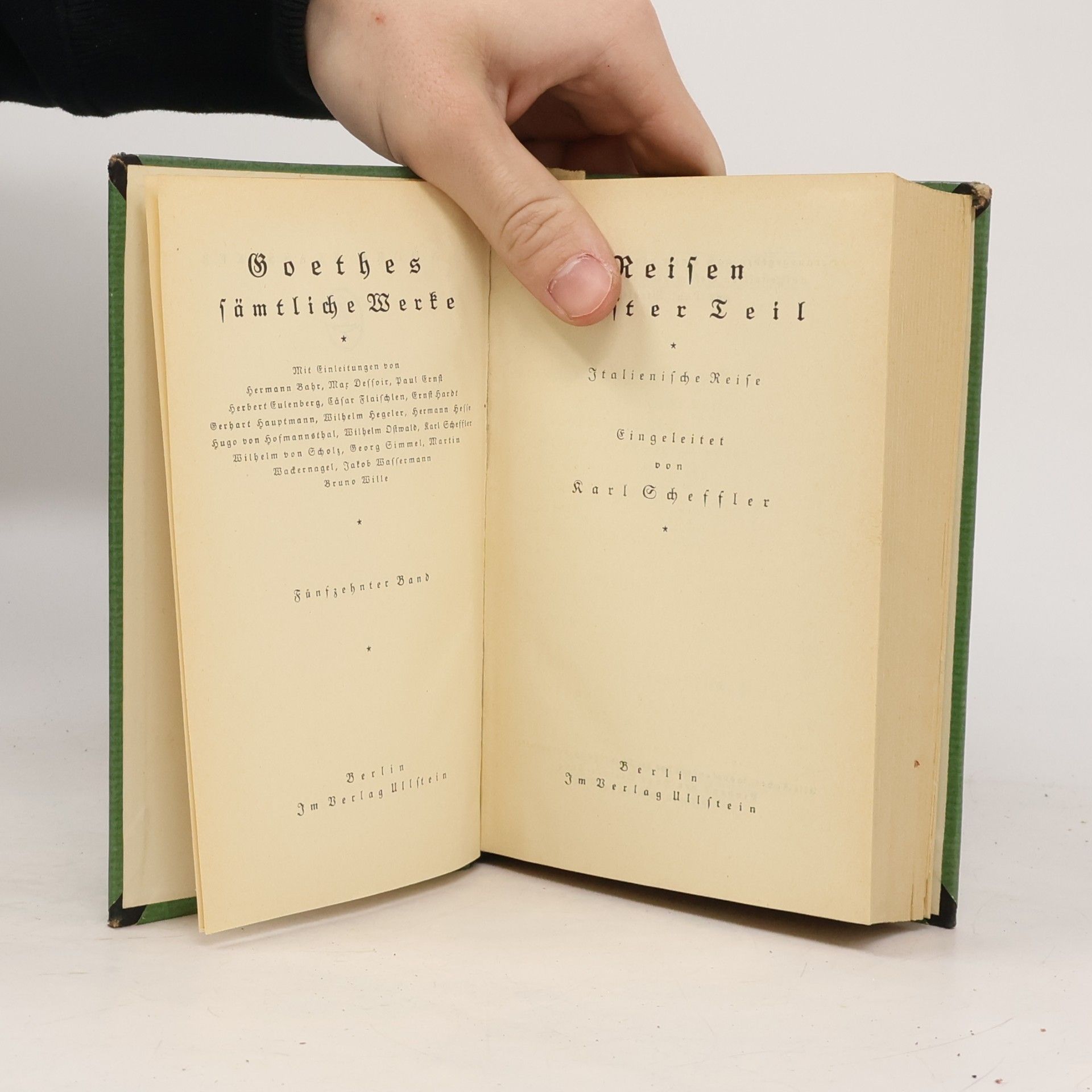Johann Wolfgang von Goethe Goethes sämmtliche Werke 15