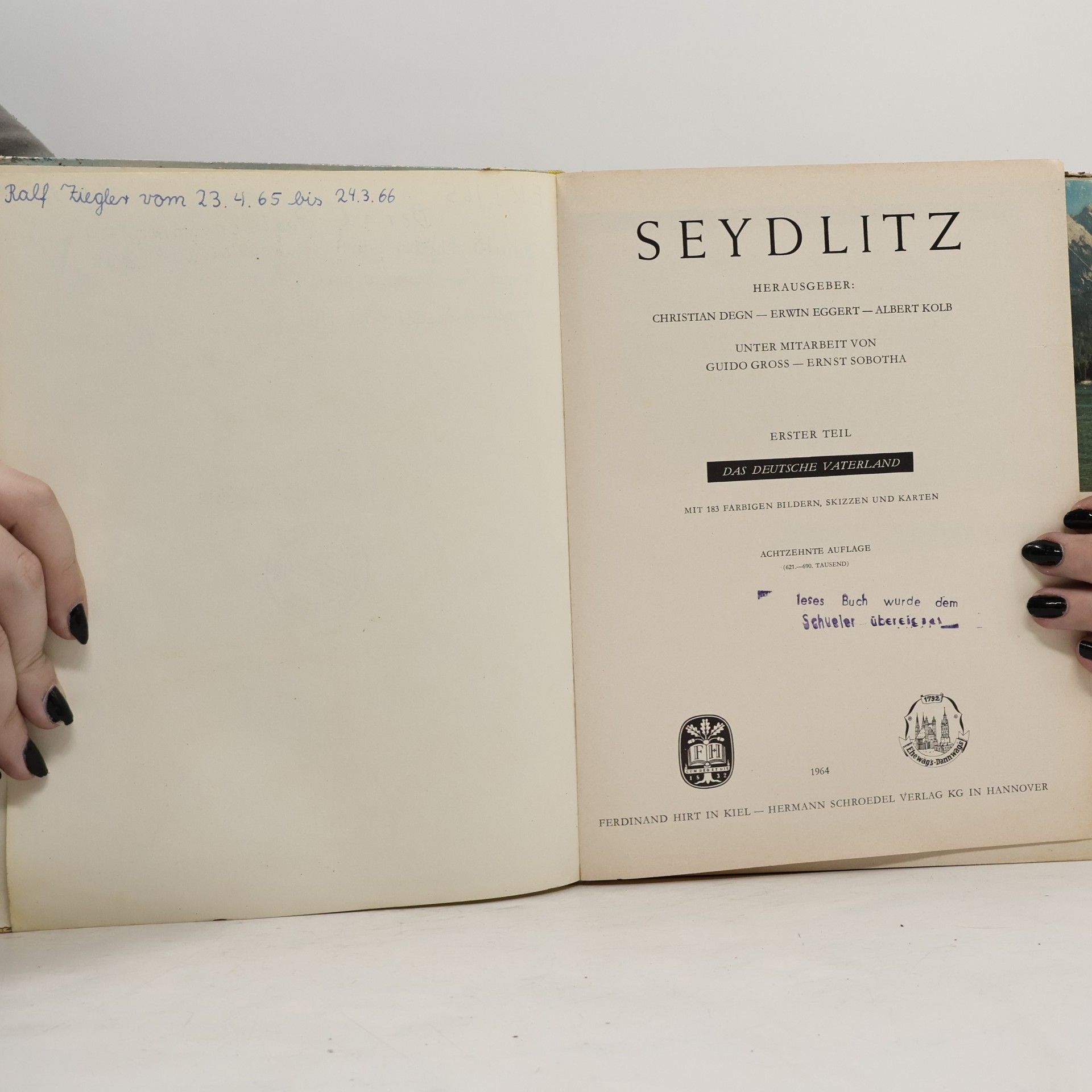 Autorenkollektiv Seydlitz 1. Deutschland