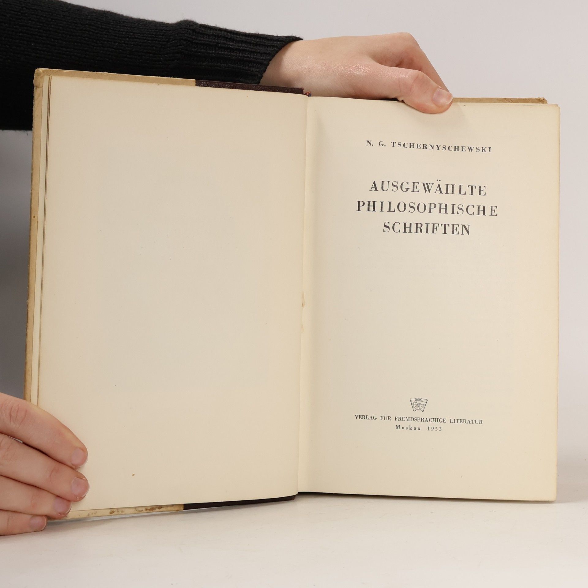 N. G. Tschernyschewski Ausgewählte philosophische Schriften