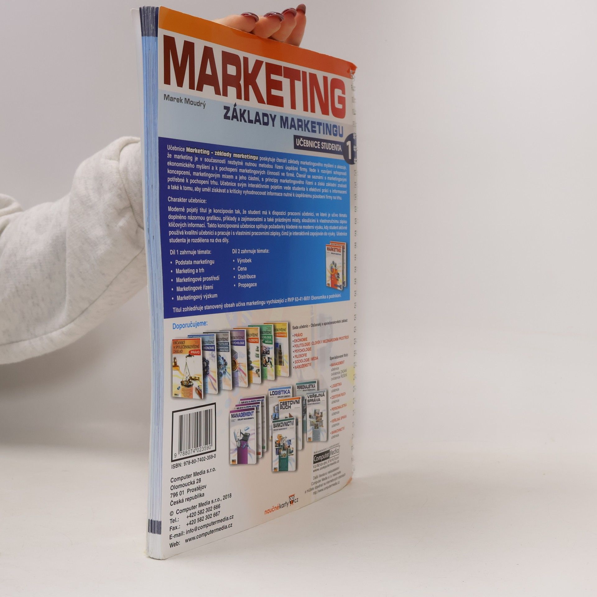 Marek Moudrý Marketing : základy marketingu. Díl 1.