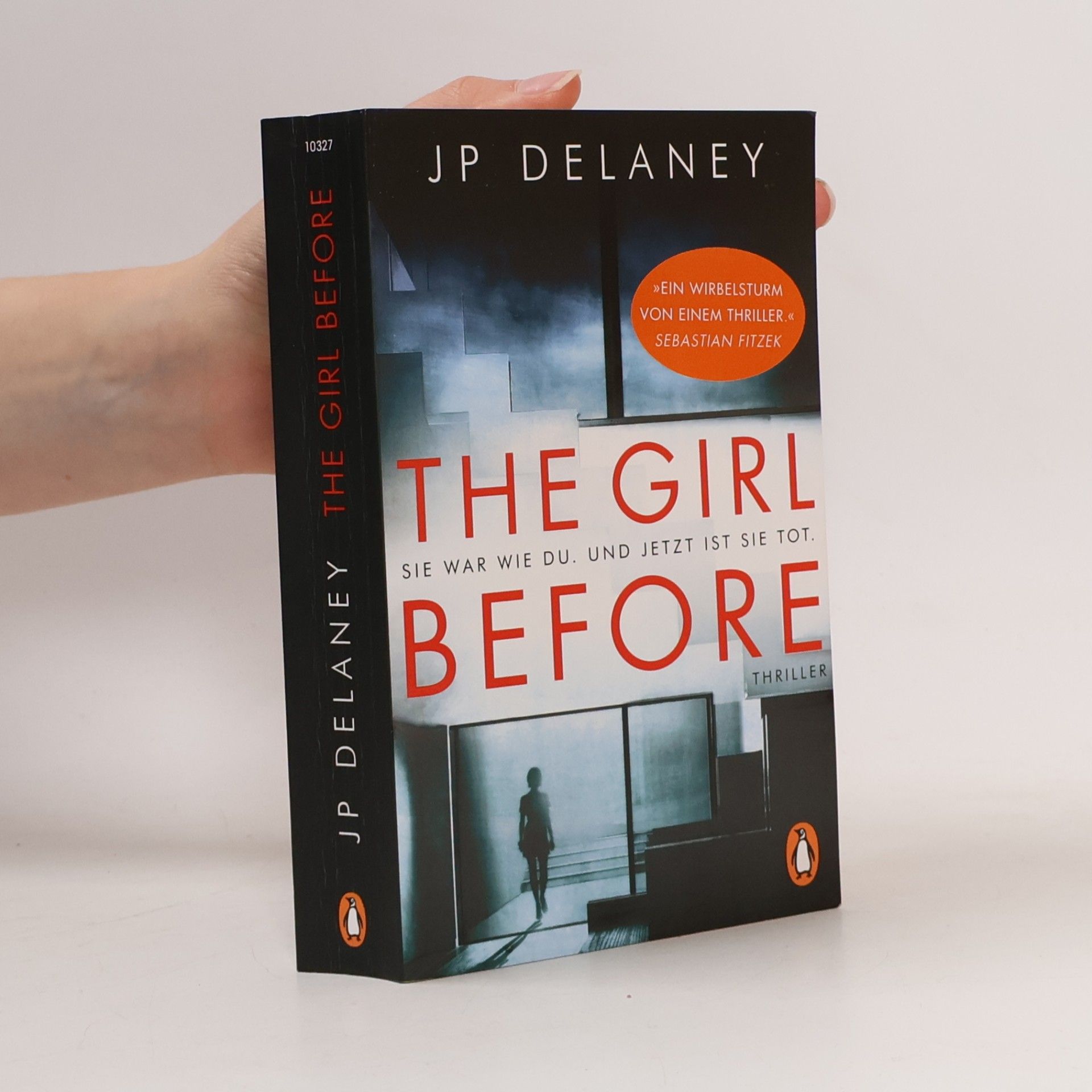 The girl before