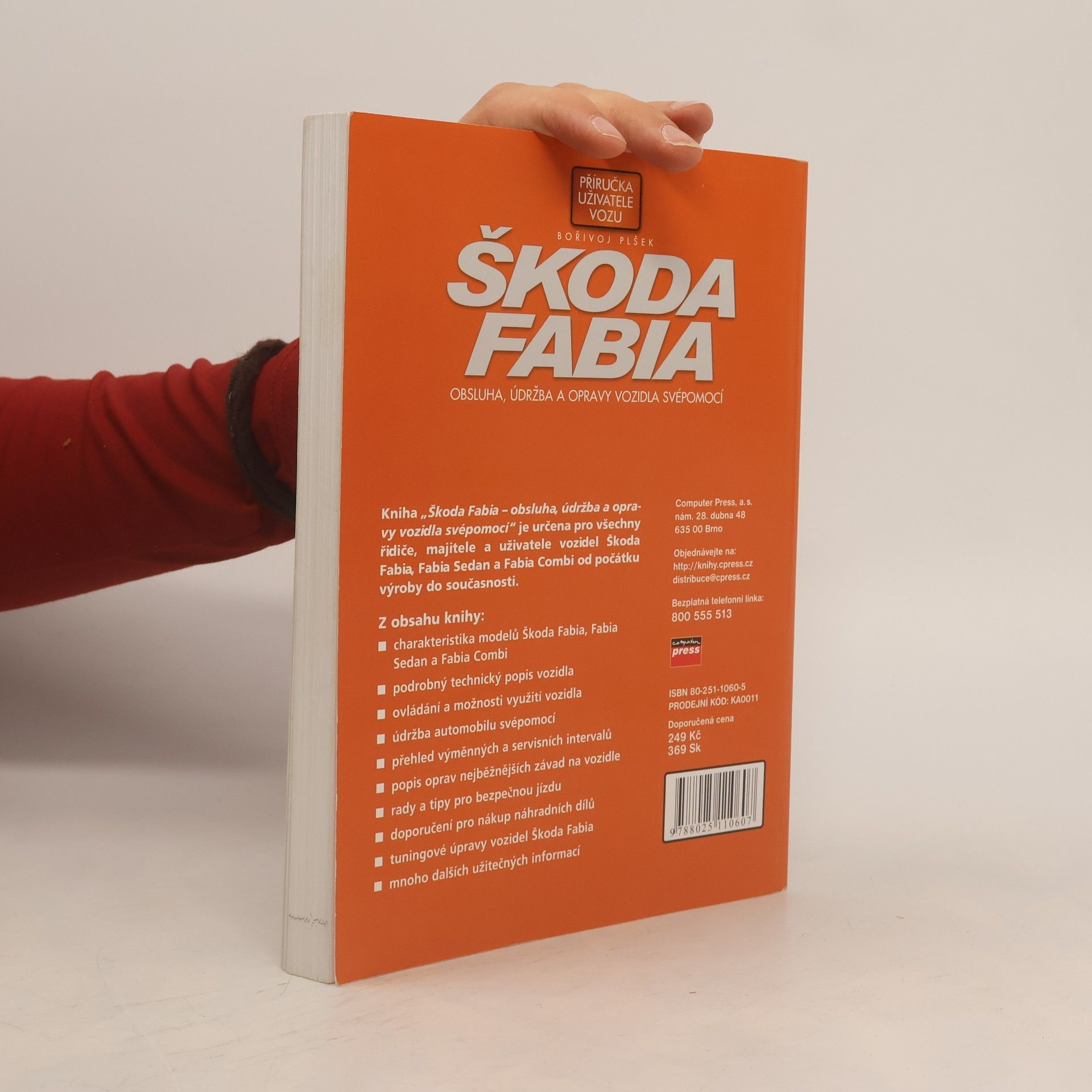 Bořivoj Plšek Škoda Fabia : obsluha, údržba a opravy vozidla