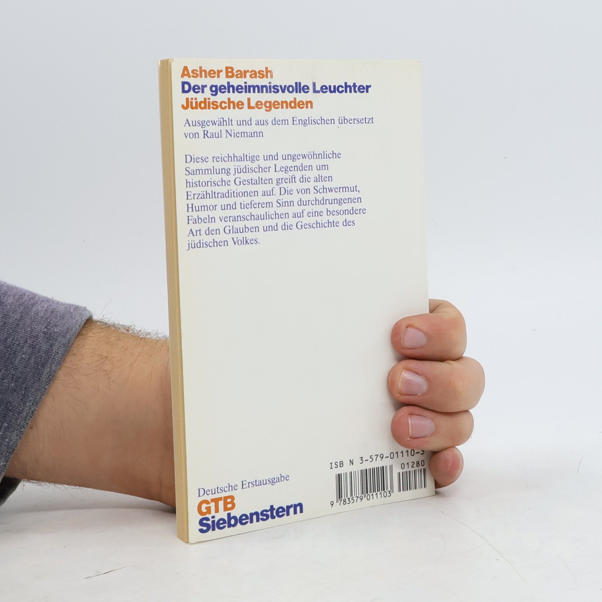 Asher Barasch Der geheimnisvolle Leuchter. Jüdische Legenden