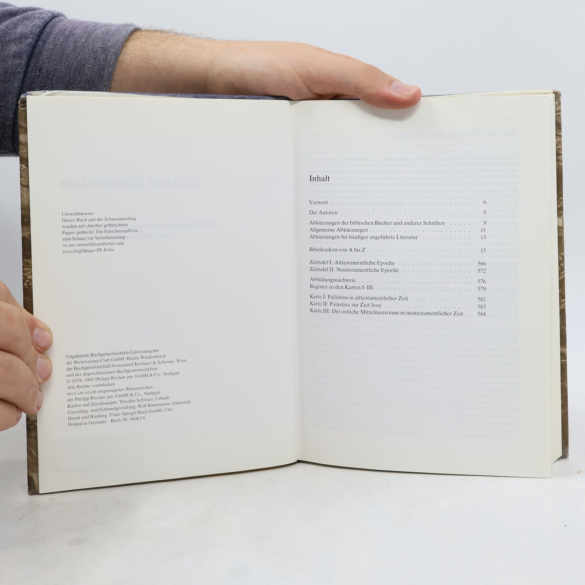 Autores varios Reclams Bibel Lexikon
