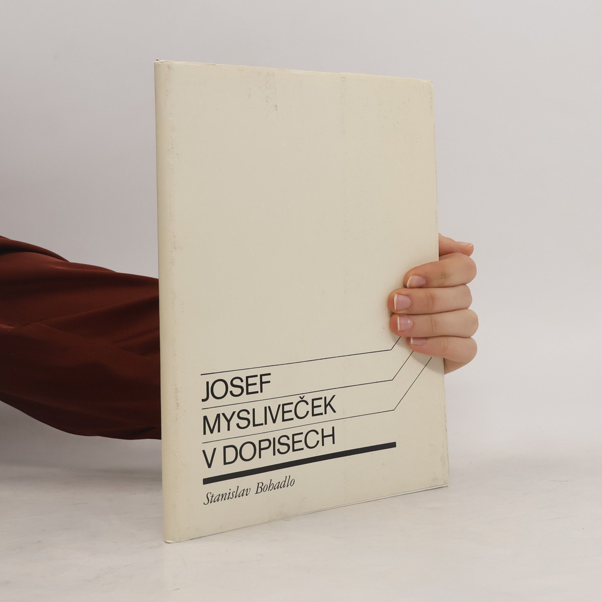 Stanislav Bohadlo Josef Mysliveček v dopisech