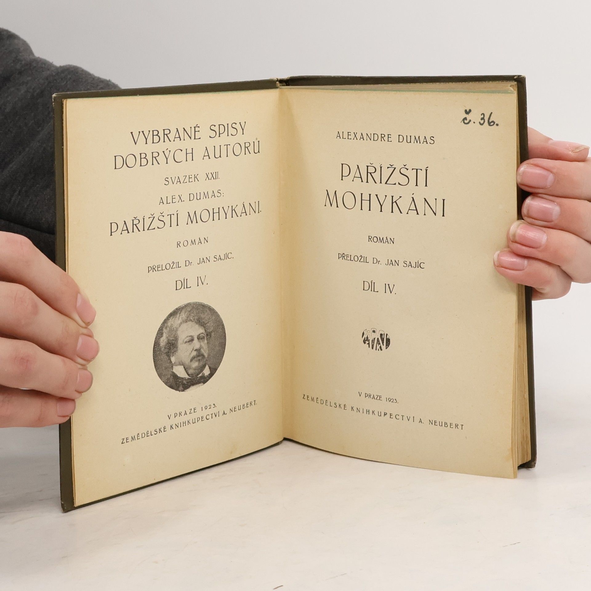 Alexandre Dumas starší Pařížští mohykáni IV.