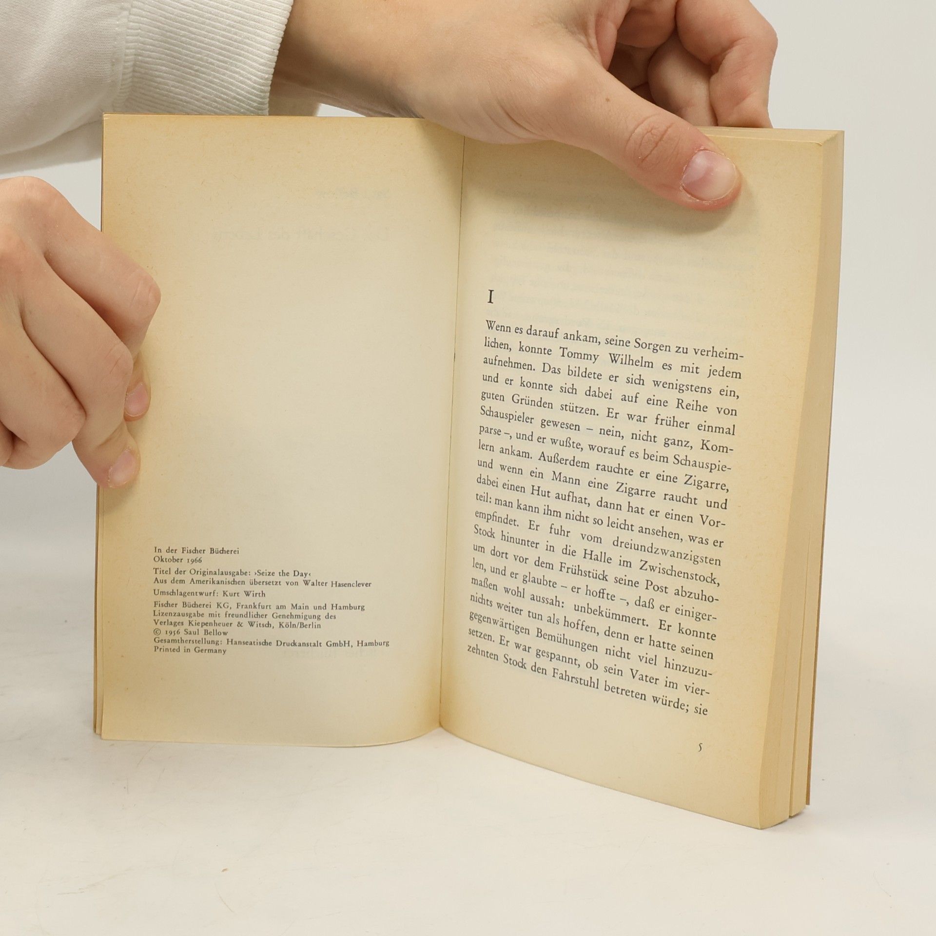 Saul Bellow Das Geschäft des Lebens