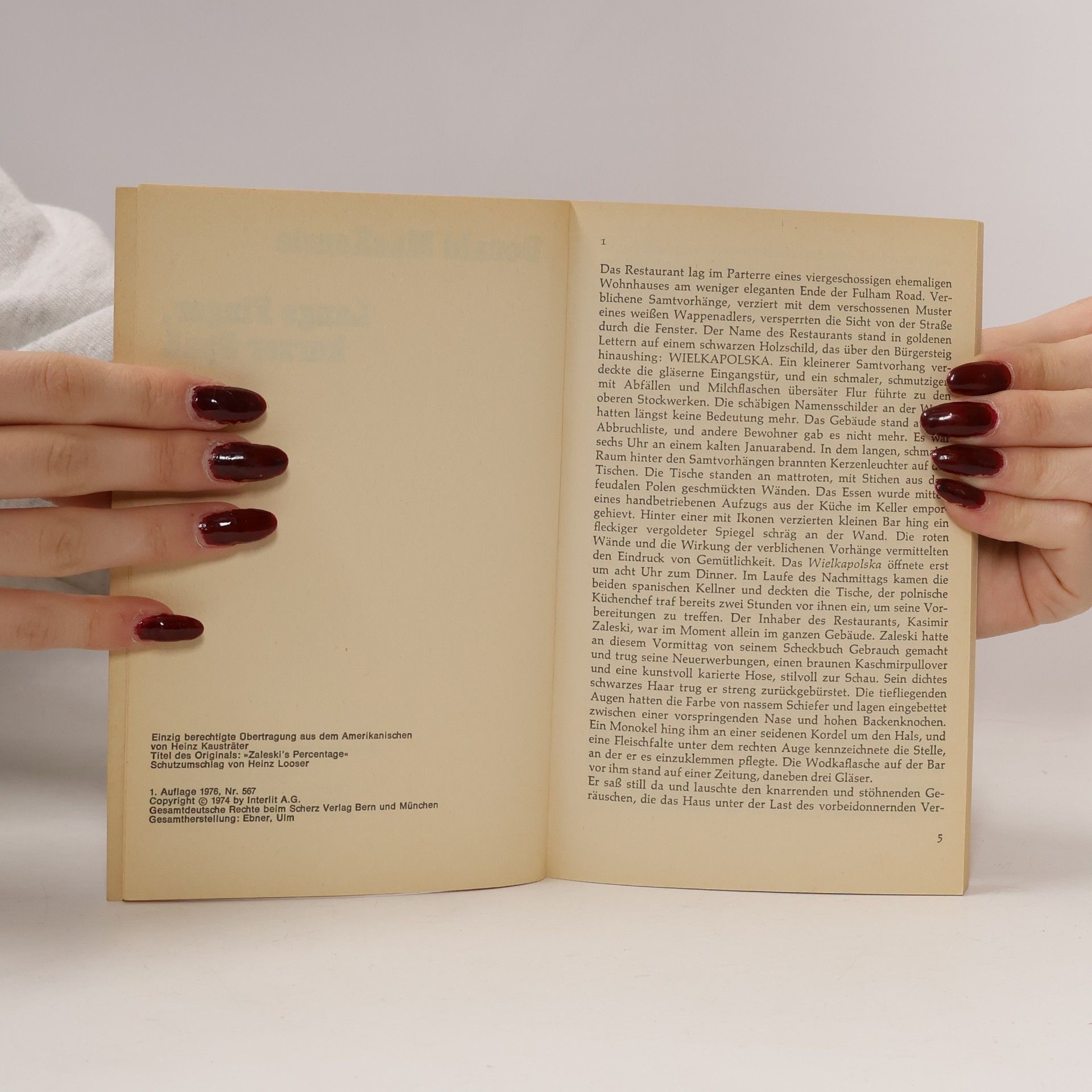 Donald A. MacKenzie Lange Finger, kurzer Spass