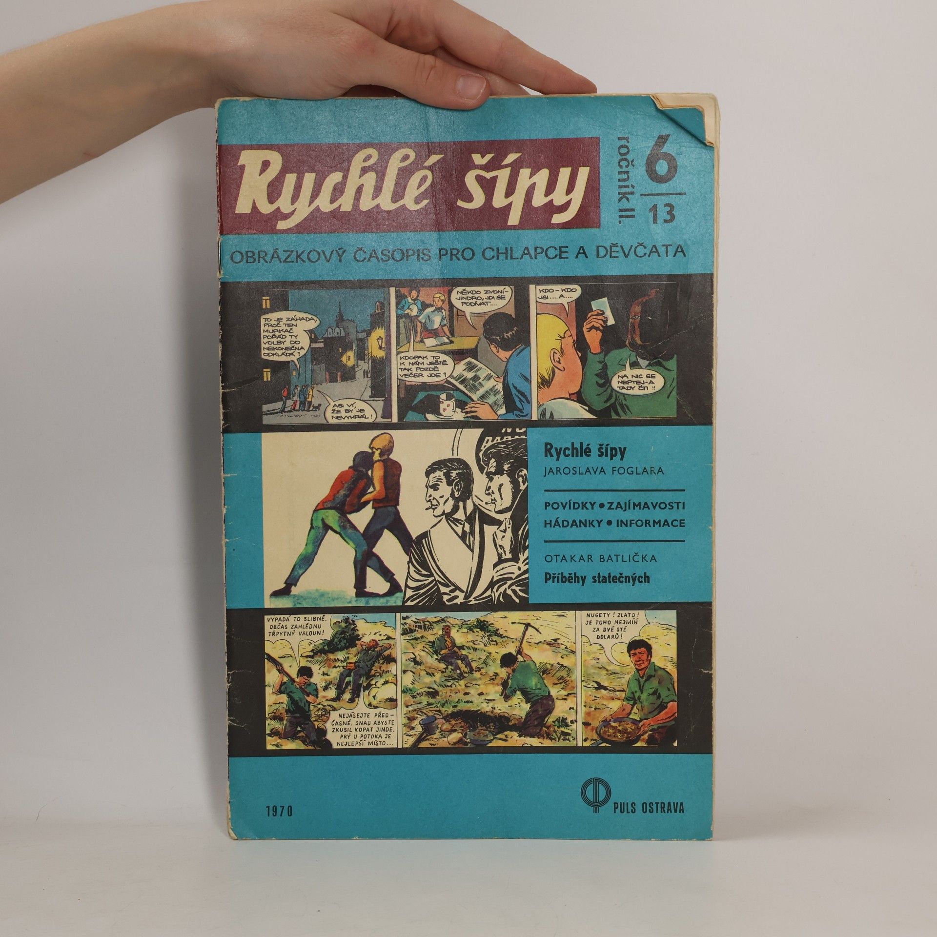 Jaroslav Foglar Rychlé šípy. Ročník II. Číslo 6/13
