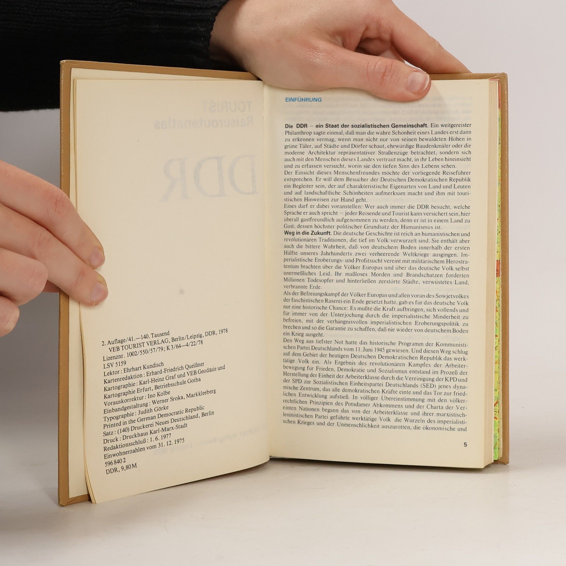 Various authors Reiserouten Atlas DDR
