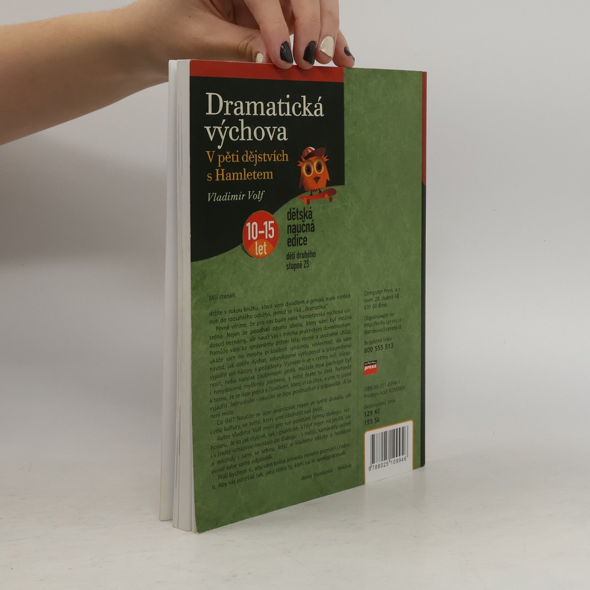 Vladimír Volf Dramatická výchova - V pěti dějstvích s Hamletem