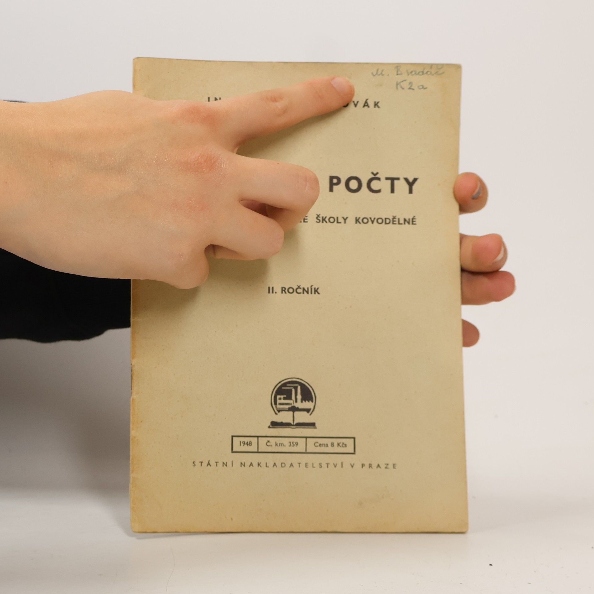 Ing. Vítězslav Novák Odborné počty pro základní odborné školy kovodělné II.