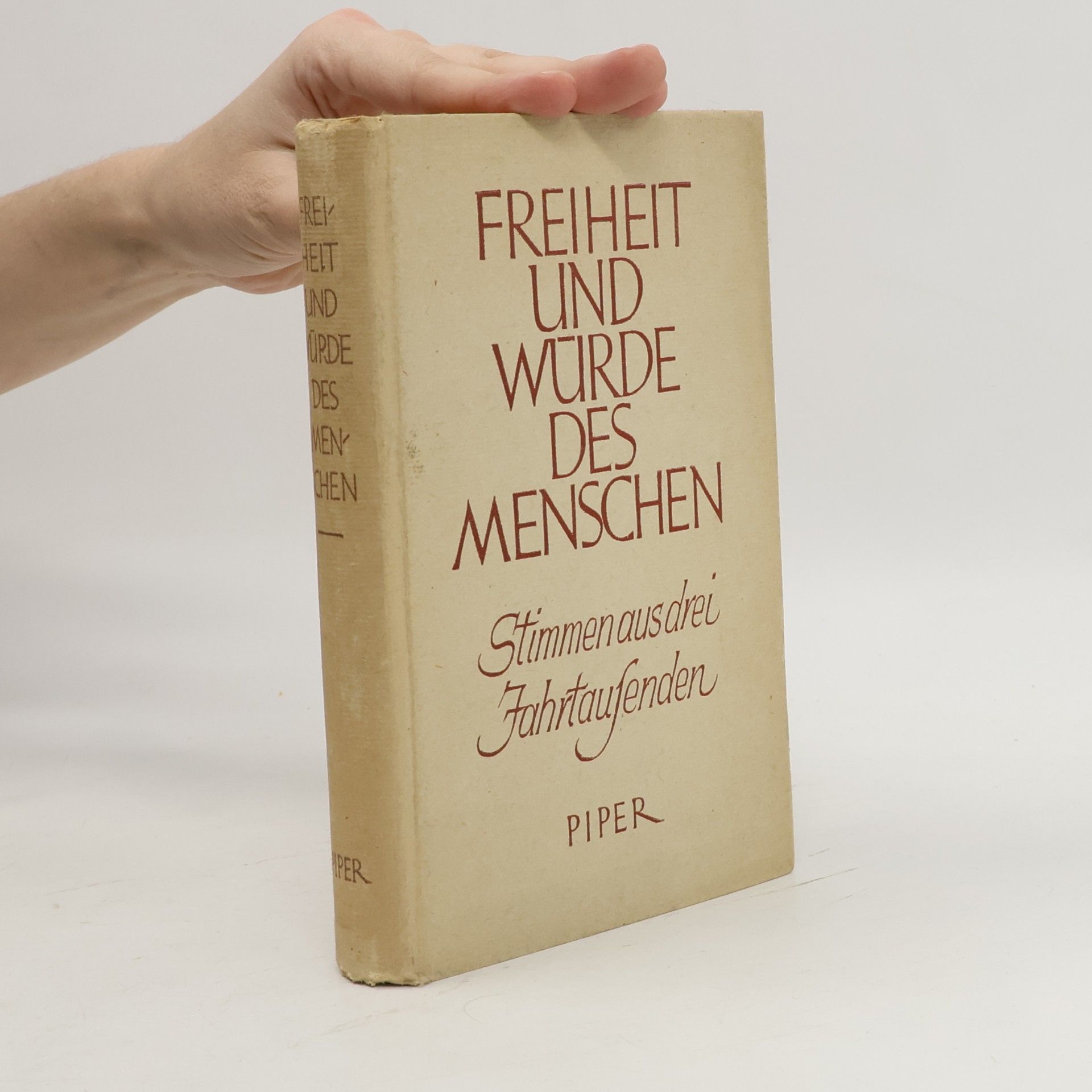 Emil Preetorius Freiheit und Würde des Menschen