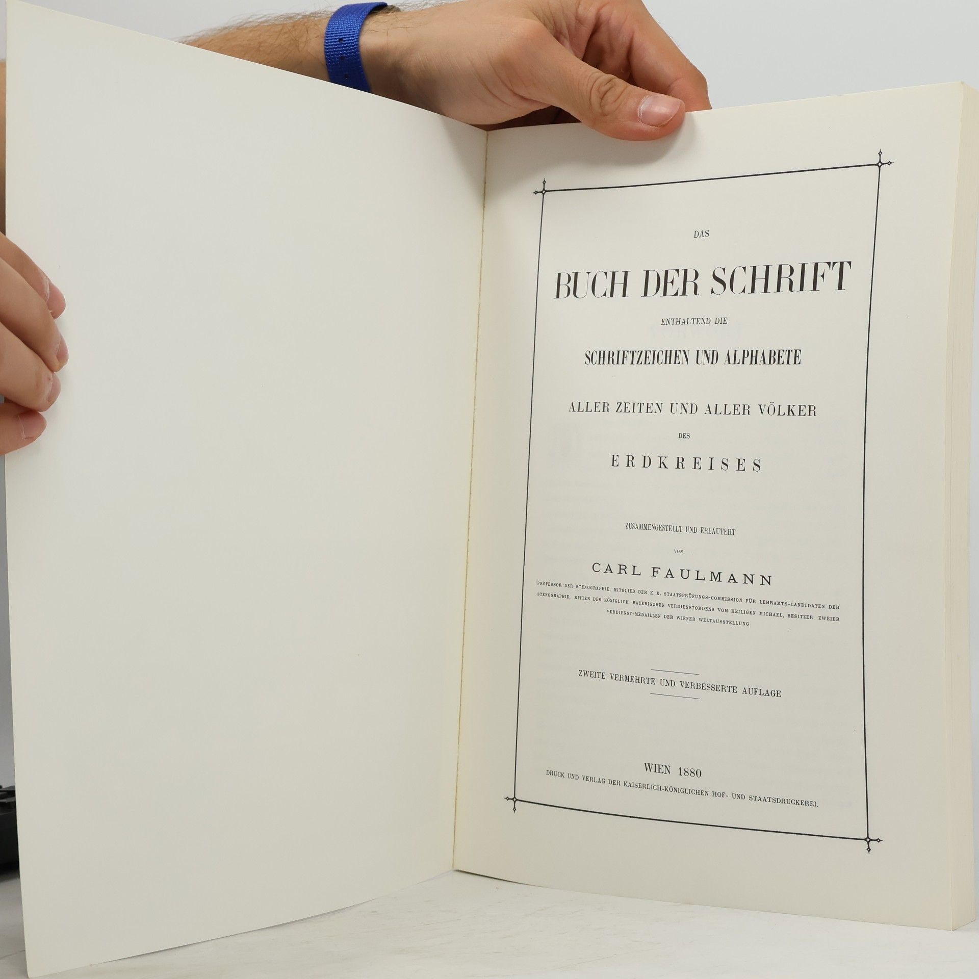 Karl Faulmann Das Buch der Schrift