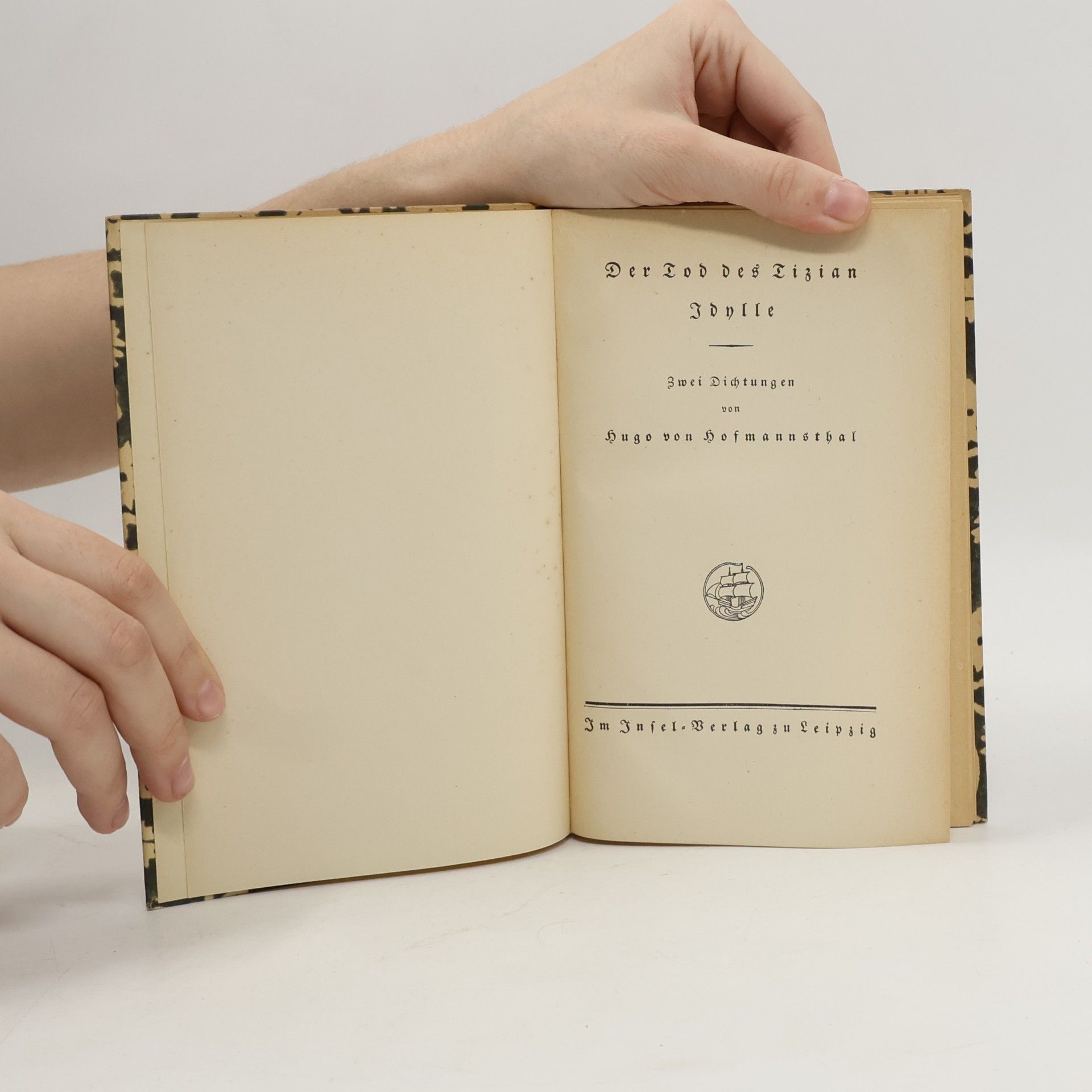 Hugo von Hofmannsthal Der Tod des Tizian. Idylle