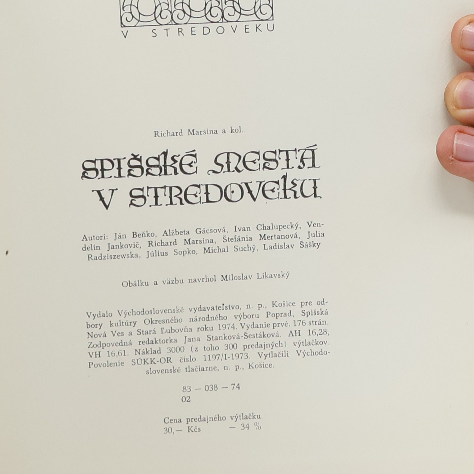 Richard Marsina Spišské mestá v stredoveku
