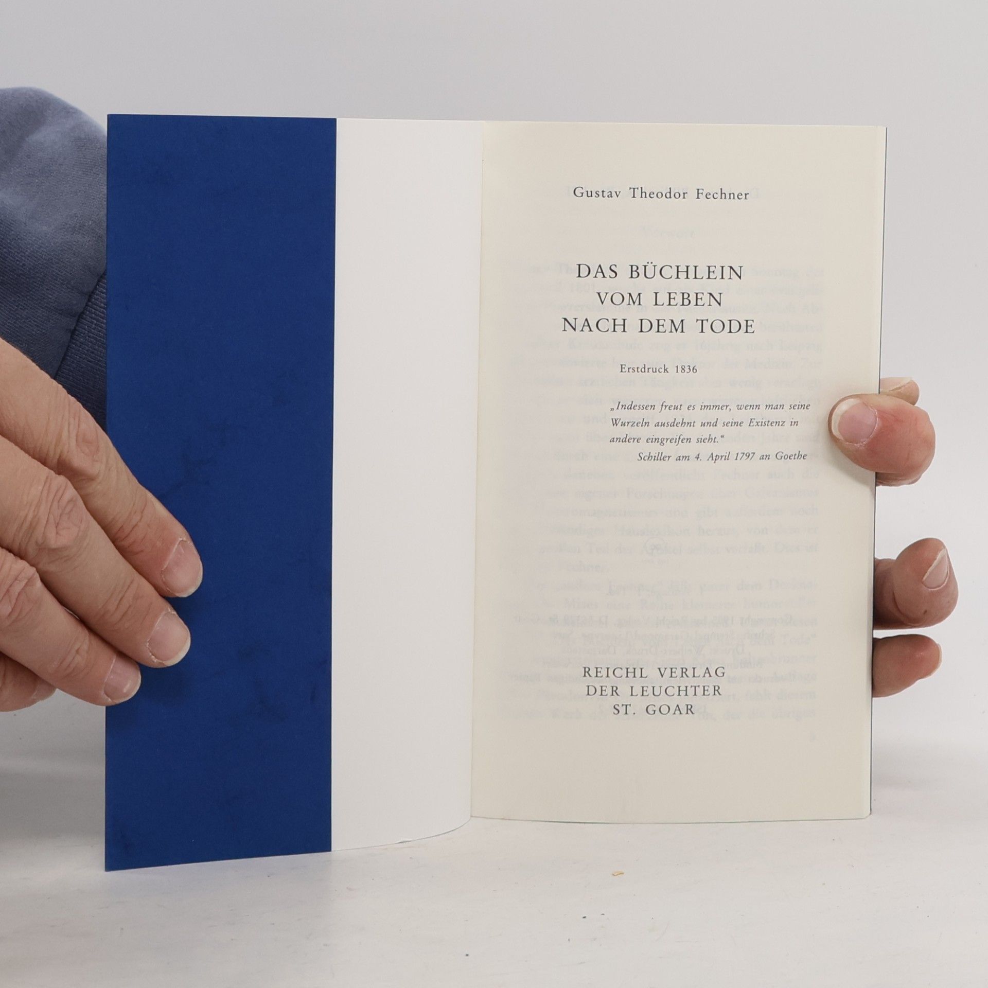Gustav Fechner Das Büchlein vom Leben nach dem Tode
