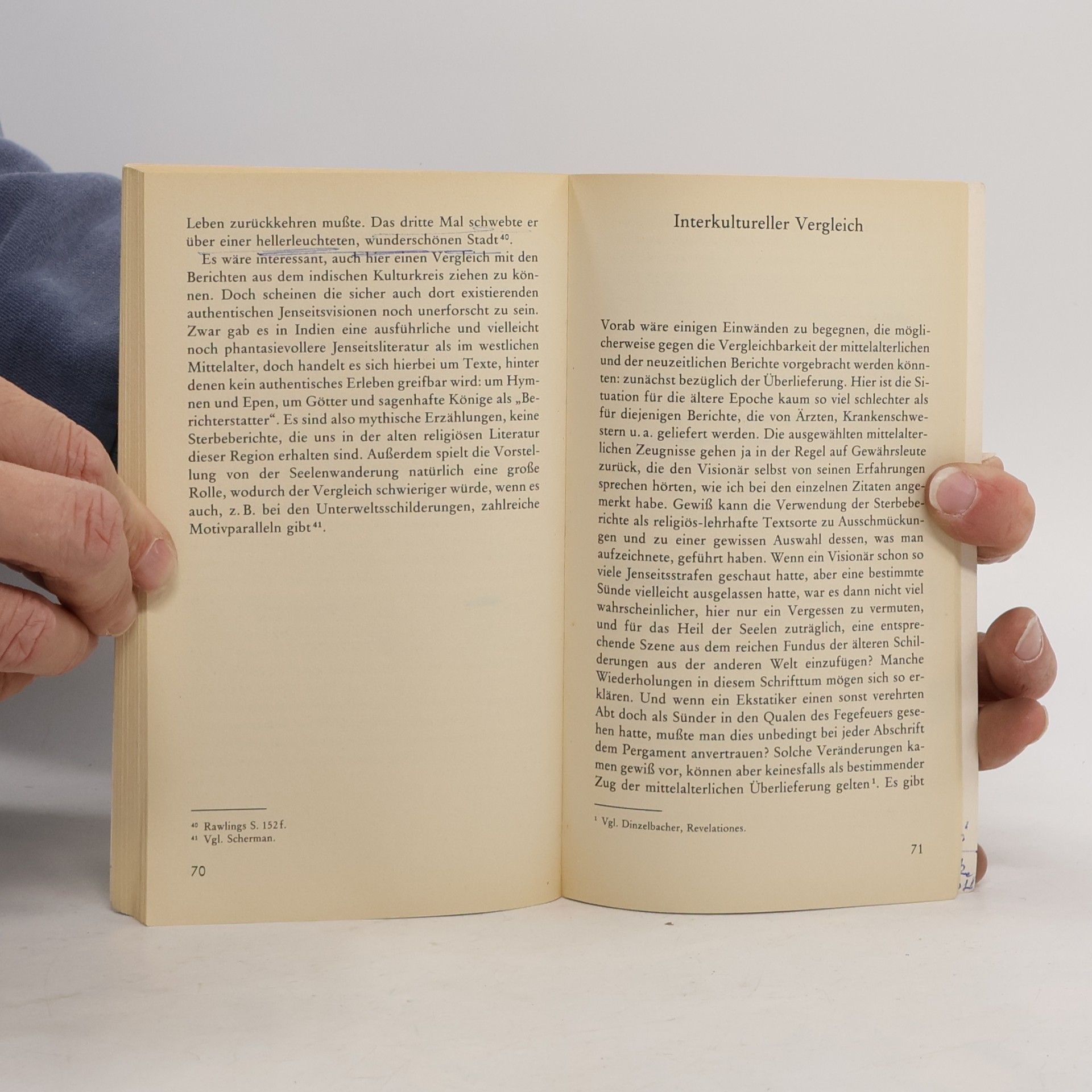 Peter Dinzelbacher An der Schwelle zum Jenseits