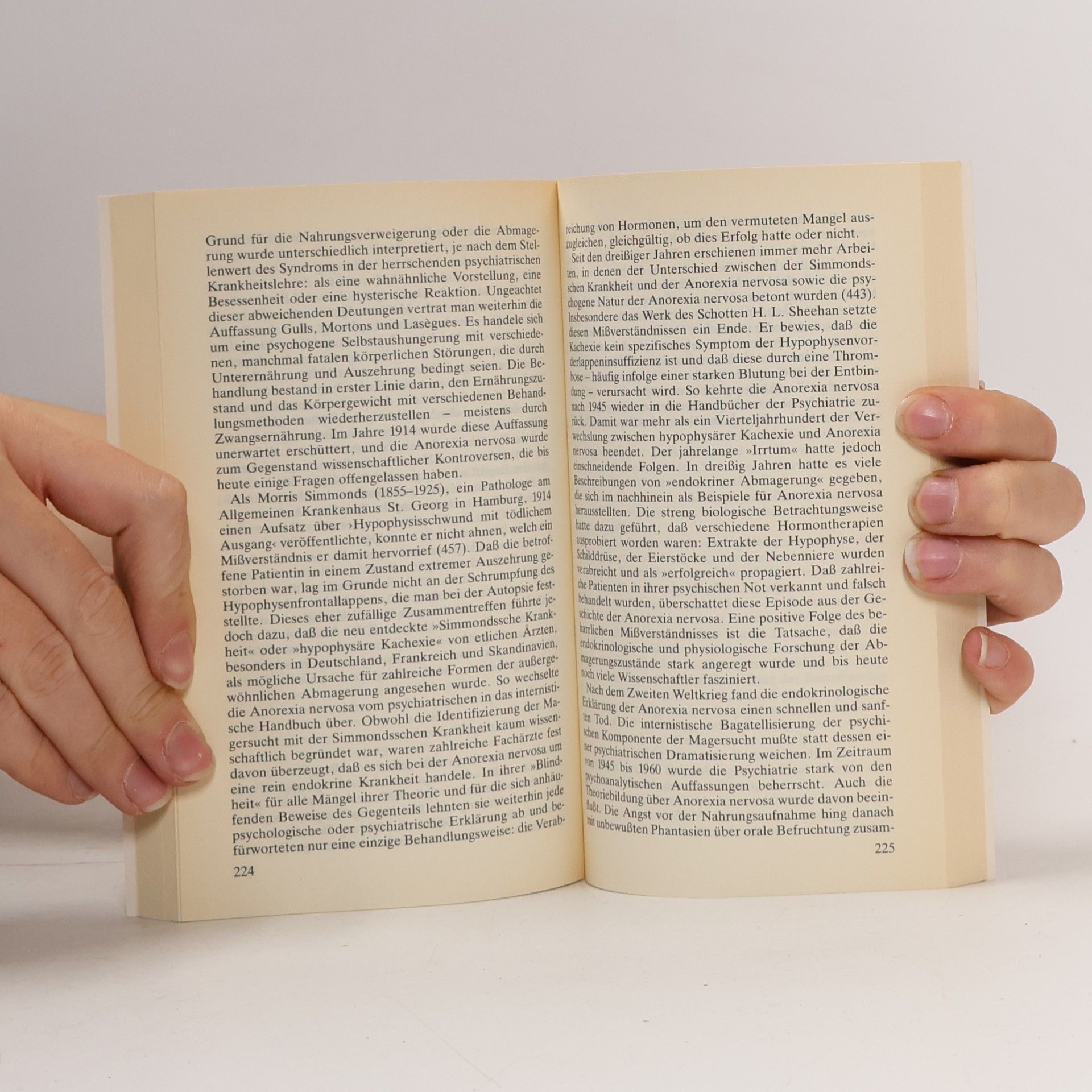 Walter Vandereycken Hungerkünstler, Fastenwunder, Magersucht