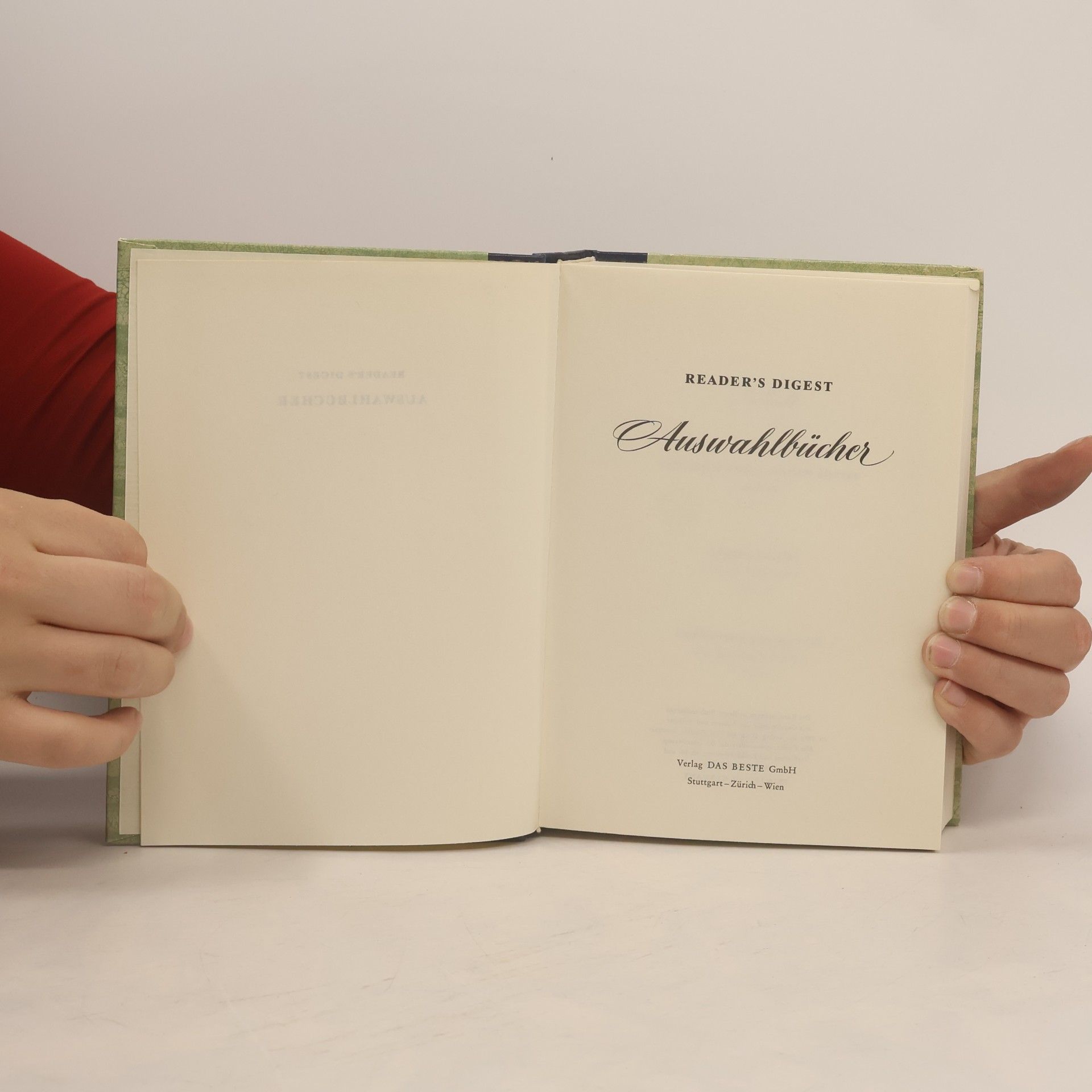 Thies Christophersen Reader's Digest Auswahlbücher