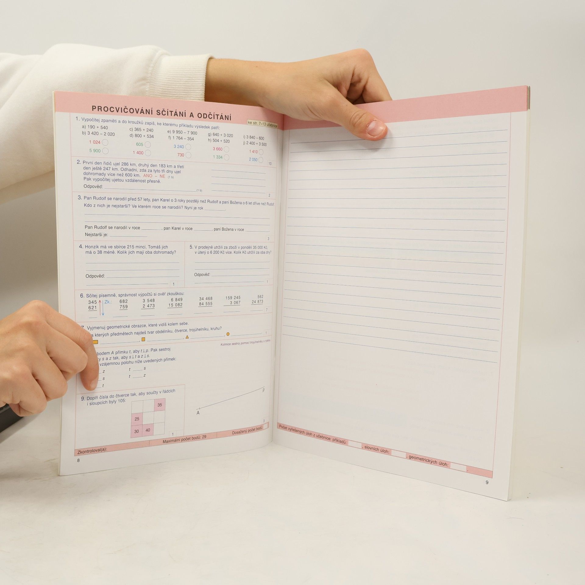 Jaroslava Justová Pracovní sešit k učebnici Matematika pro 5. ročník základních škol. 1. díl