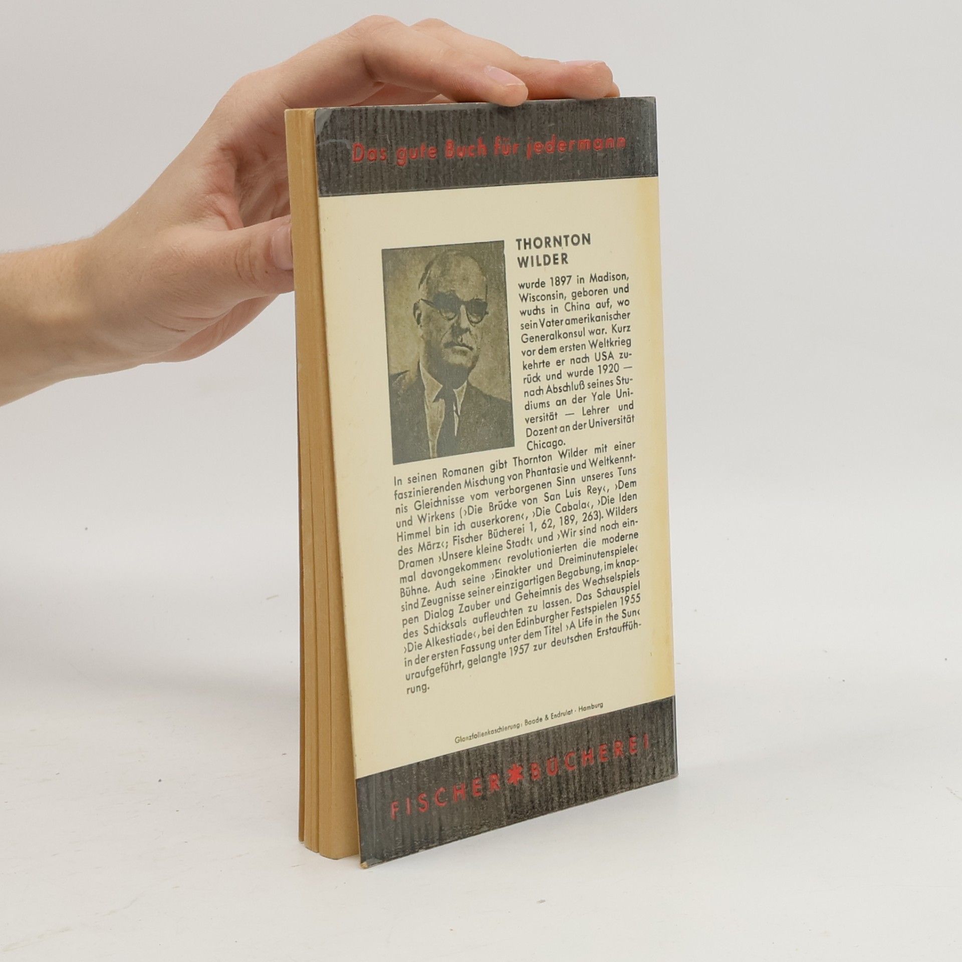 Thornton Wilder Die Alkestiade