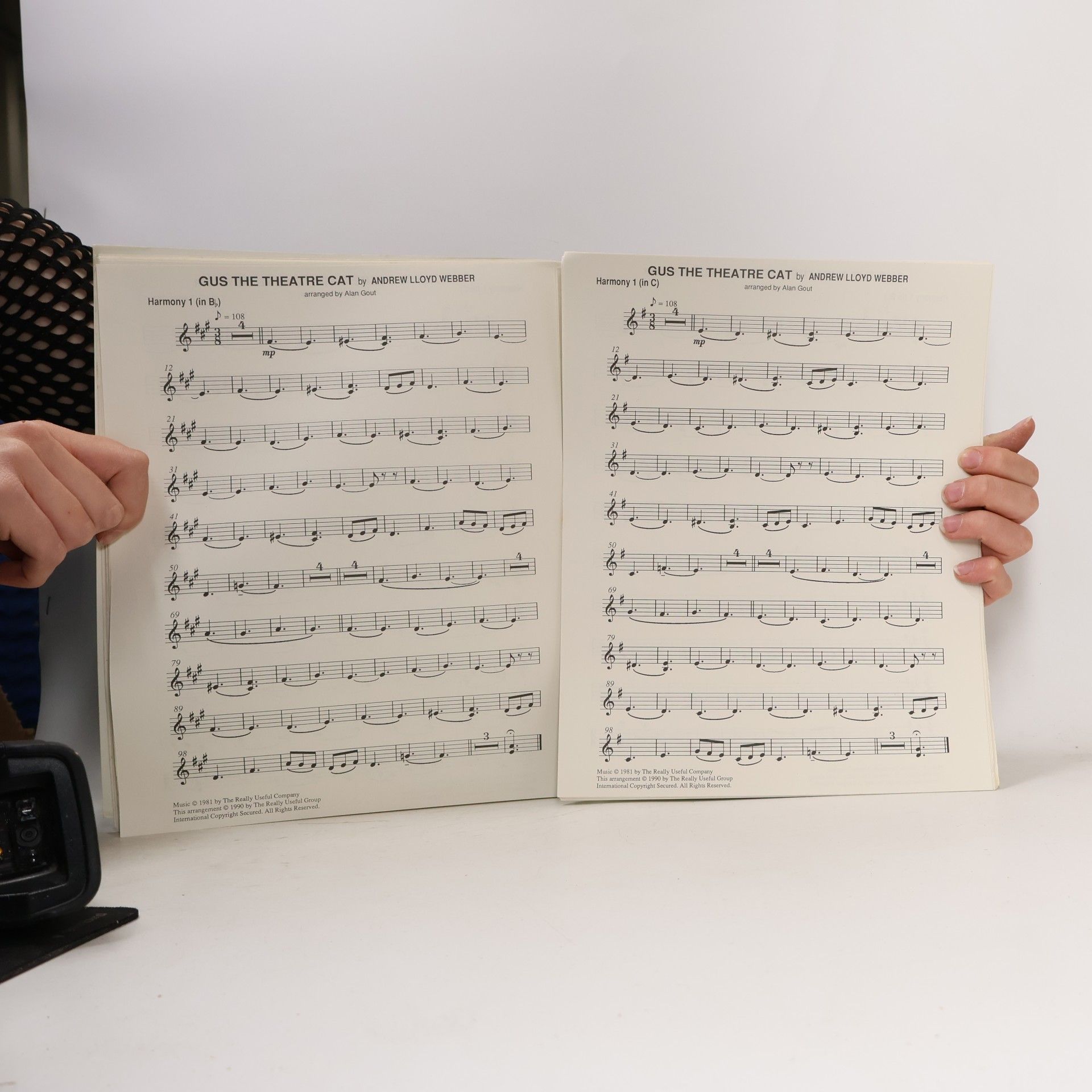 Andrew Lloyd Webber Gus The Theatre Cat - Score and 24 Parts