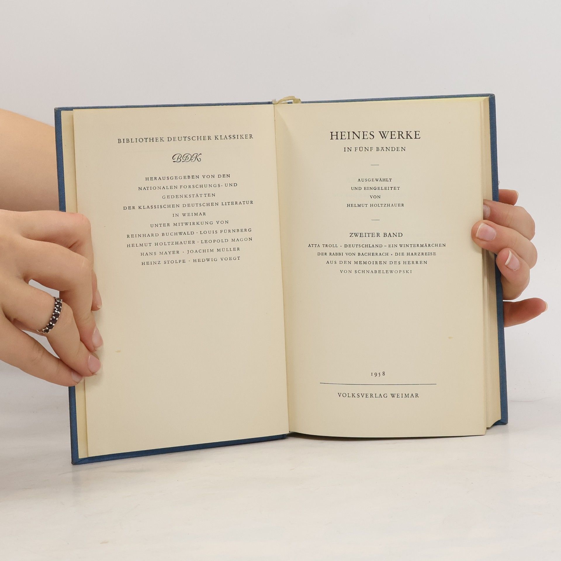 Heinrich Heine Heines Werke in Fünf Bänden 2