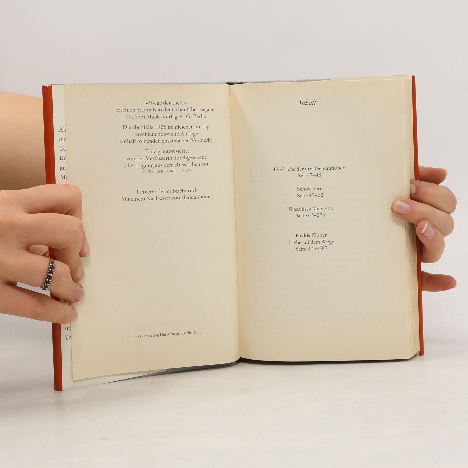 Alexandra Kollontai Wege der Liebe