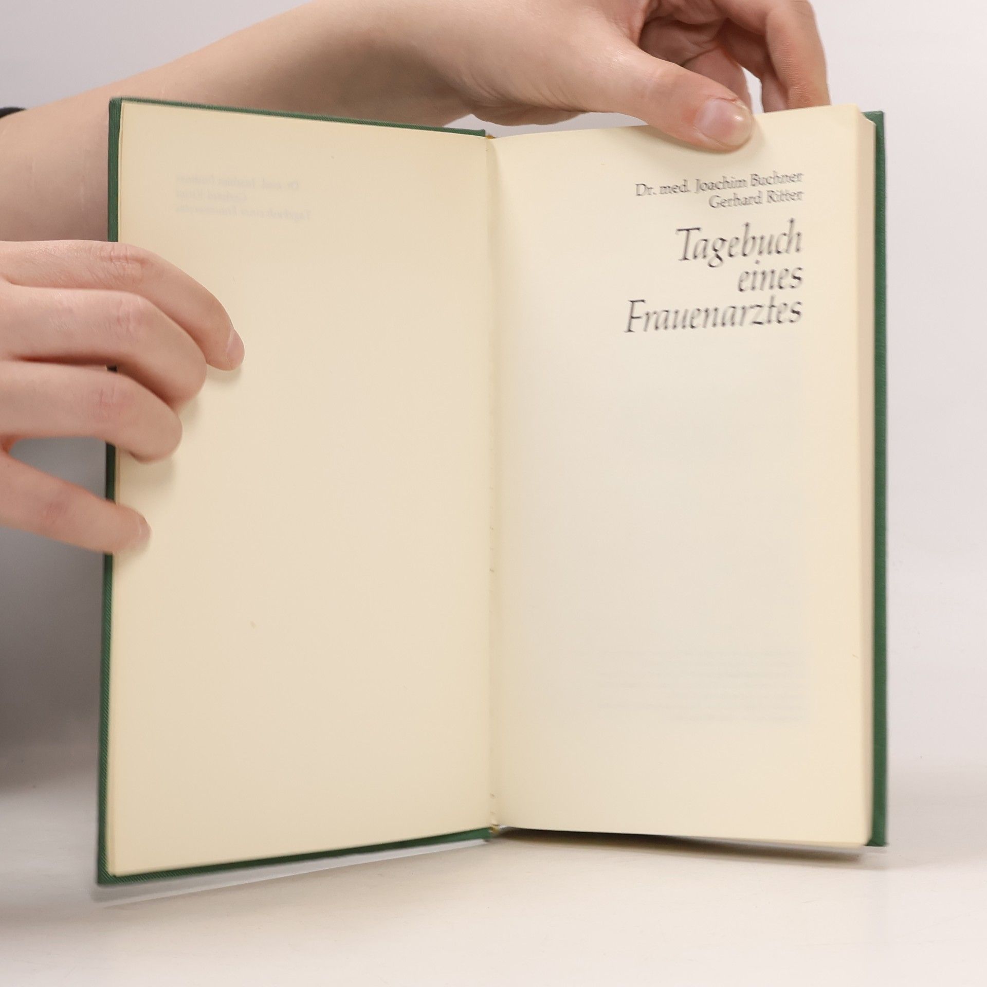 Joachim Büchner Tagebuch eines Frauenarztes