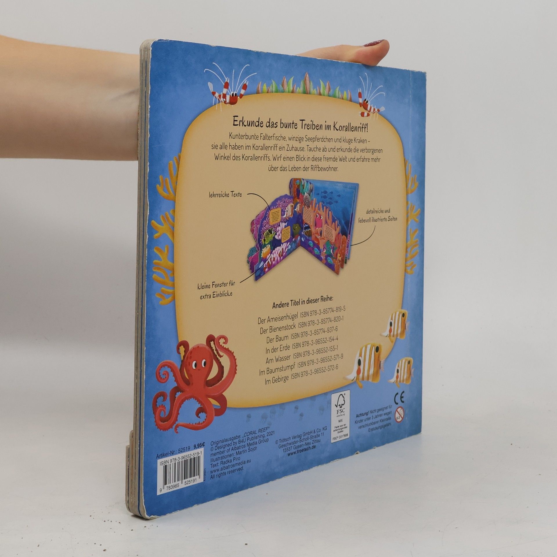 Trötsch Verlag Trötsch Fensterbuch Das Korallenriff