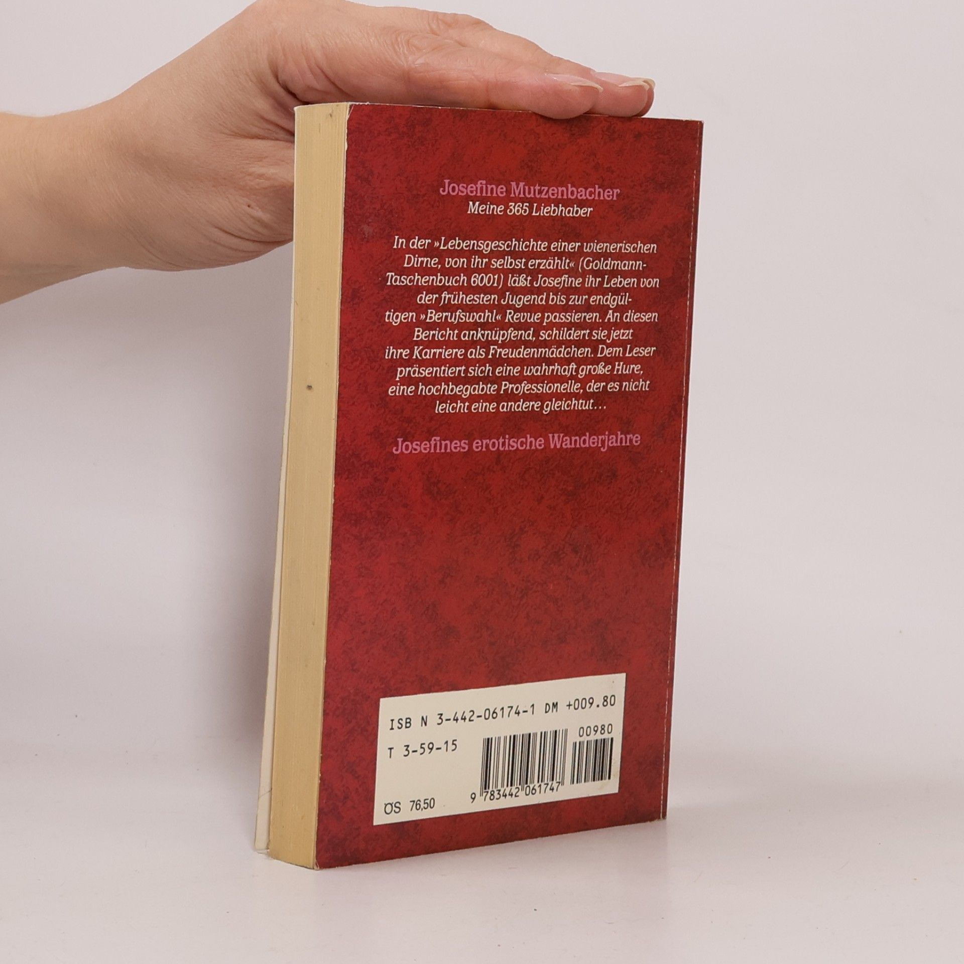 Josephine Mutzenbacher Meine 365 Liebhaber