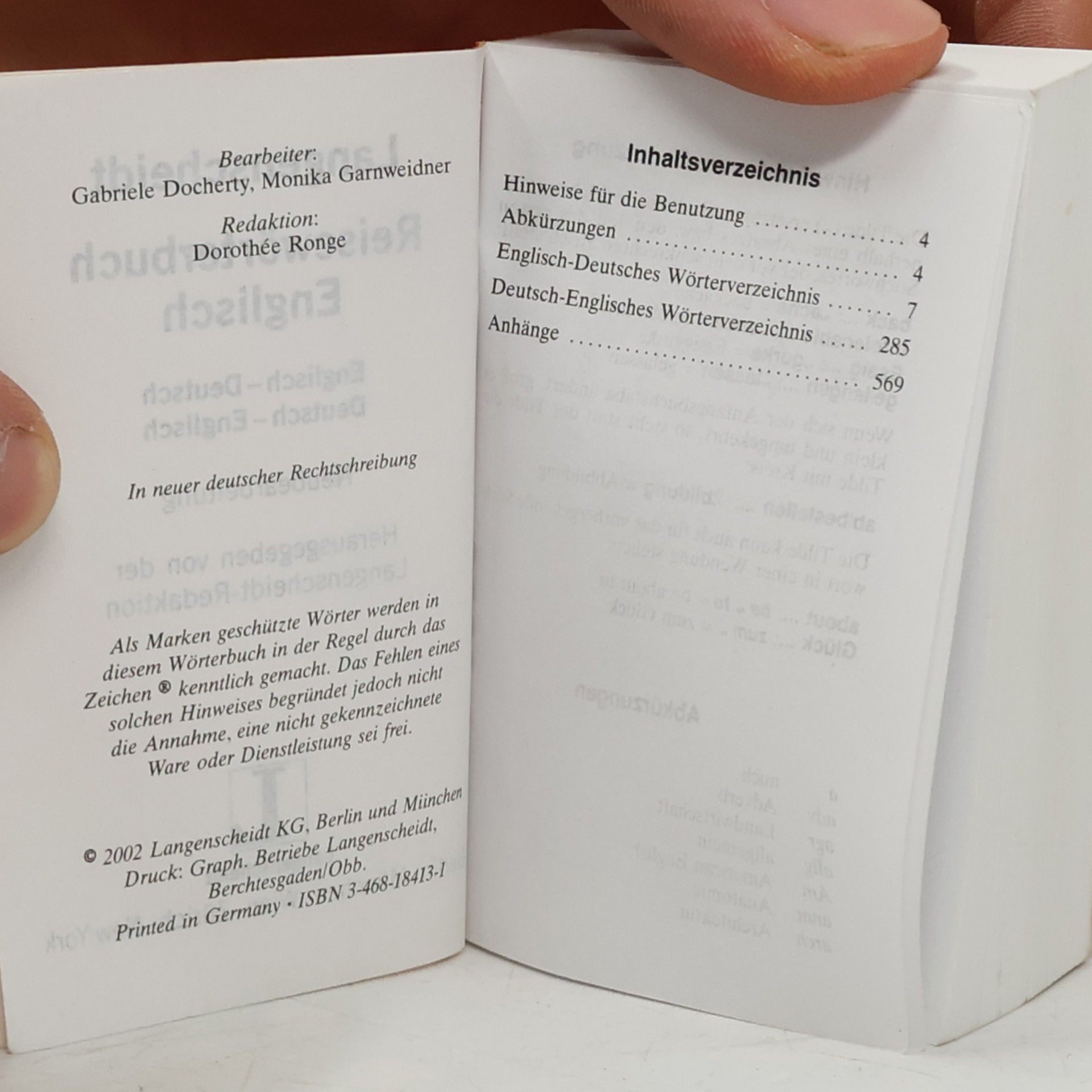 Gabriele Docherty Reisewörterbuch